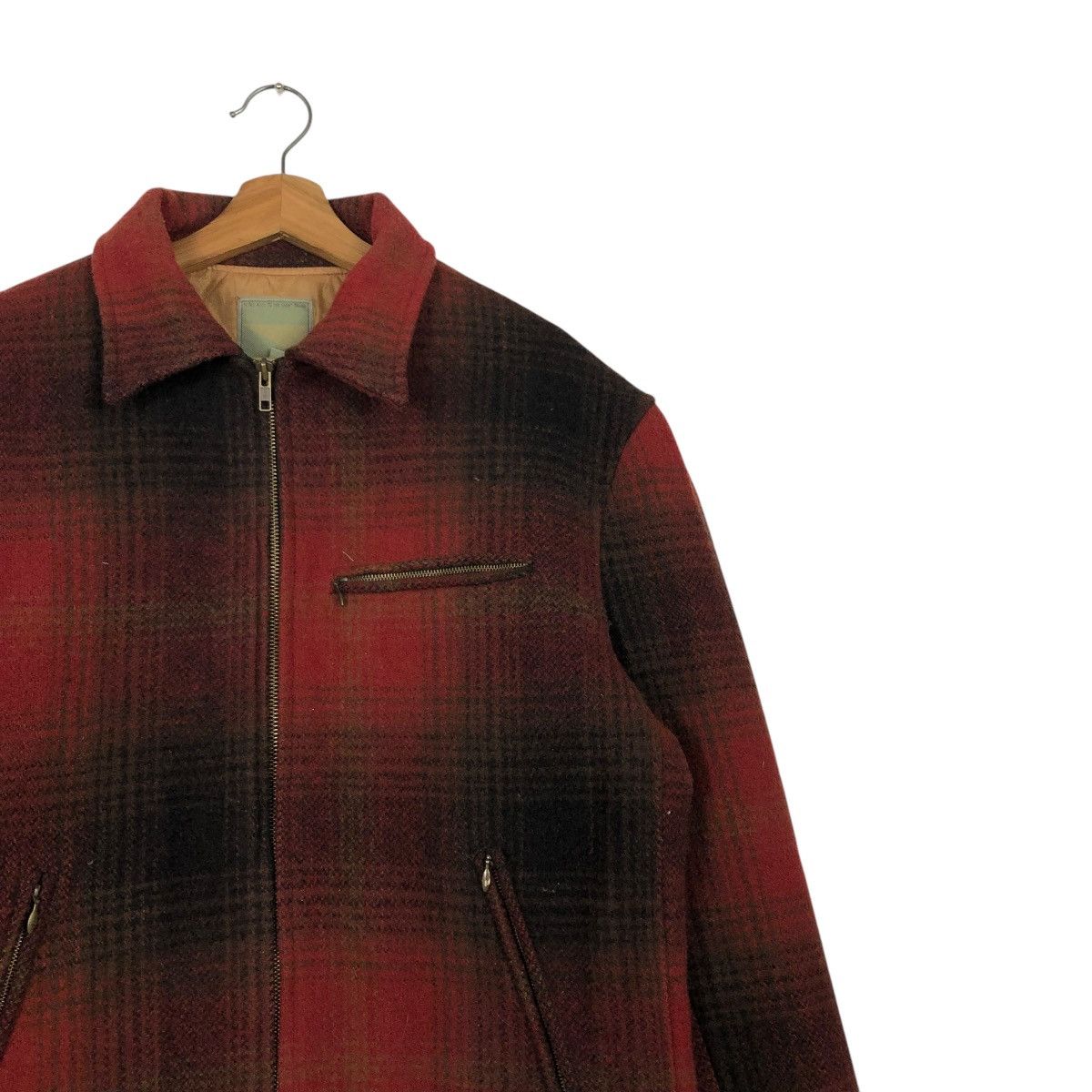 Japanese Brand 🔥VINTAGE CHORE WOOL JACKET UNIQLO TARTAN ISSEY MIYAKE Size US M / EU 48-50 / 2 - 8 Thumbnail