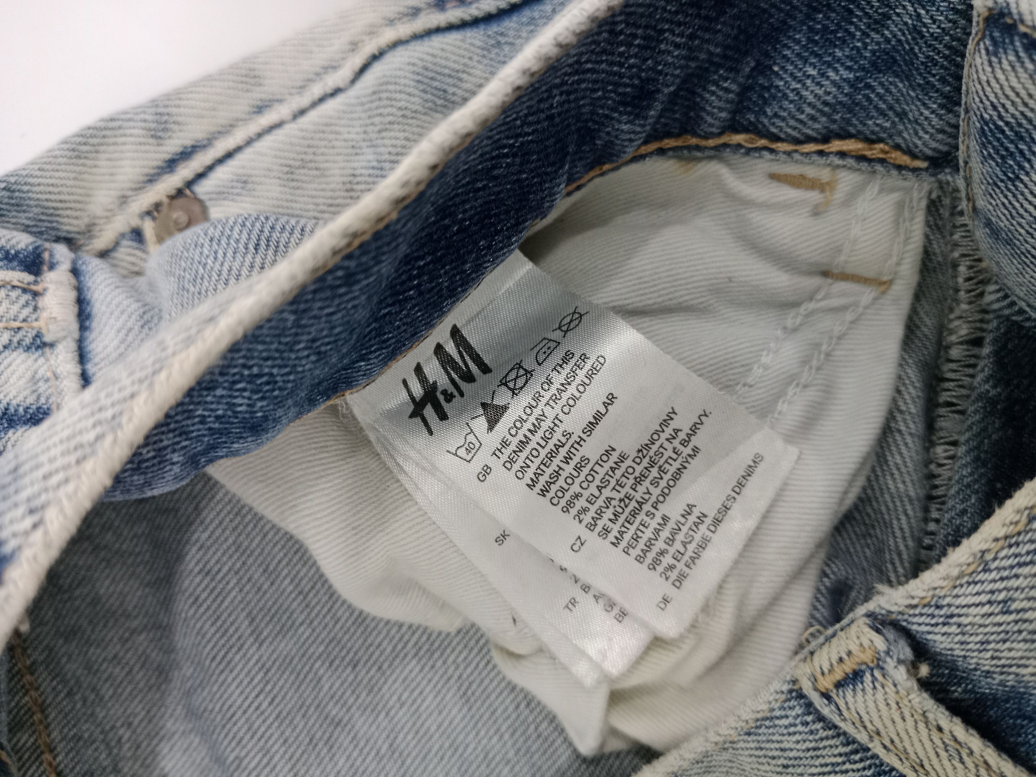 H&M H&M Distressed Jeans Slim Fit Nice Style Size US 30 / EU 46 - 10 Thumbnail
