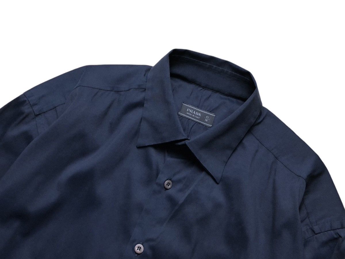 Prada Prada cotton/nylon/elastane shirt Size US L / EU 52-54 / 3 - 2 Thumbnail