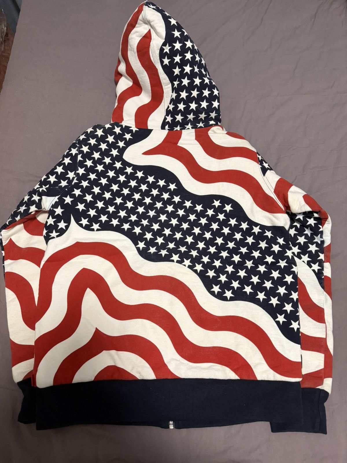 Supreme Supreme Usa flag American zip up hooded hoodie sweatshirt Size US S / EU 44-46 / 1 - 2 Thumbnail