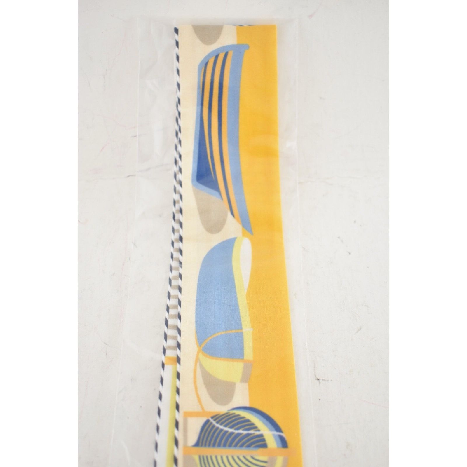 Hermes Hermes Scarf Twilly Thalassa 100% Cotton Bouton D'or Bag Tie Size ONE SIZE - 6 Thumbnail