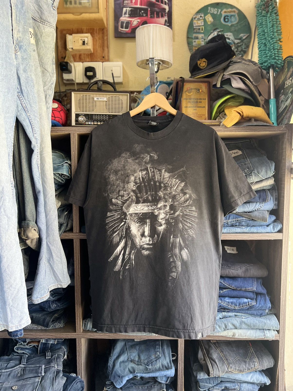 Primitive 🔥Vintage Primitive Apparel Red Indian Tee Size US M / EU 48-50 / 2 - 1 Thumbnail