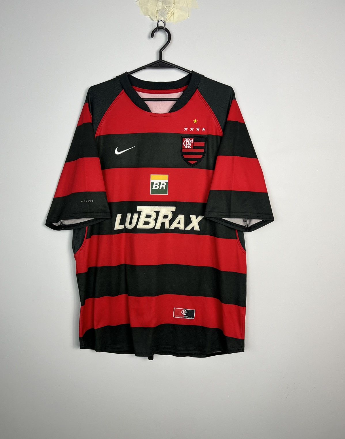 Nike × Vintage Nike Flamengo 2002/2003 Soccer Jersey Vintage Size US XL / EU 56 / 4 - 1 Thumbnail