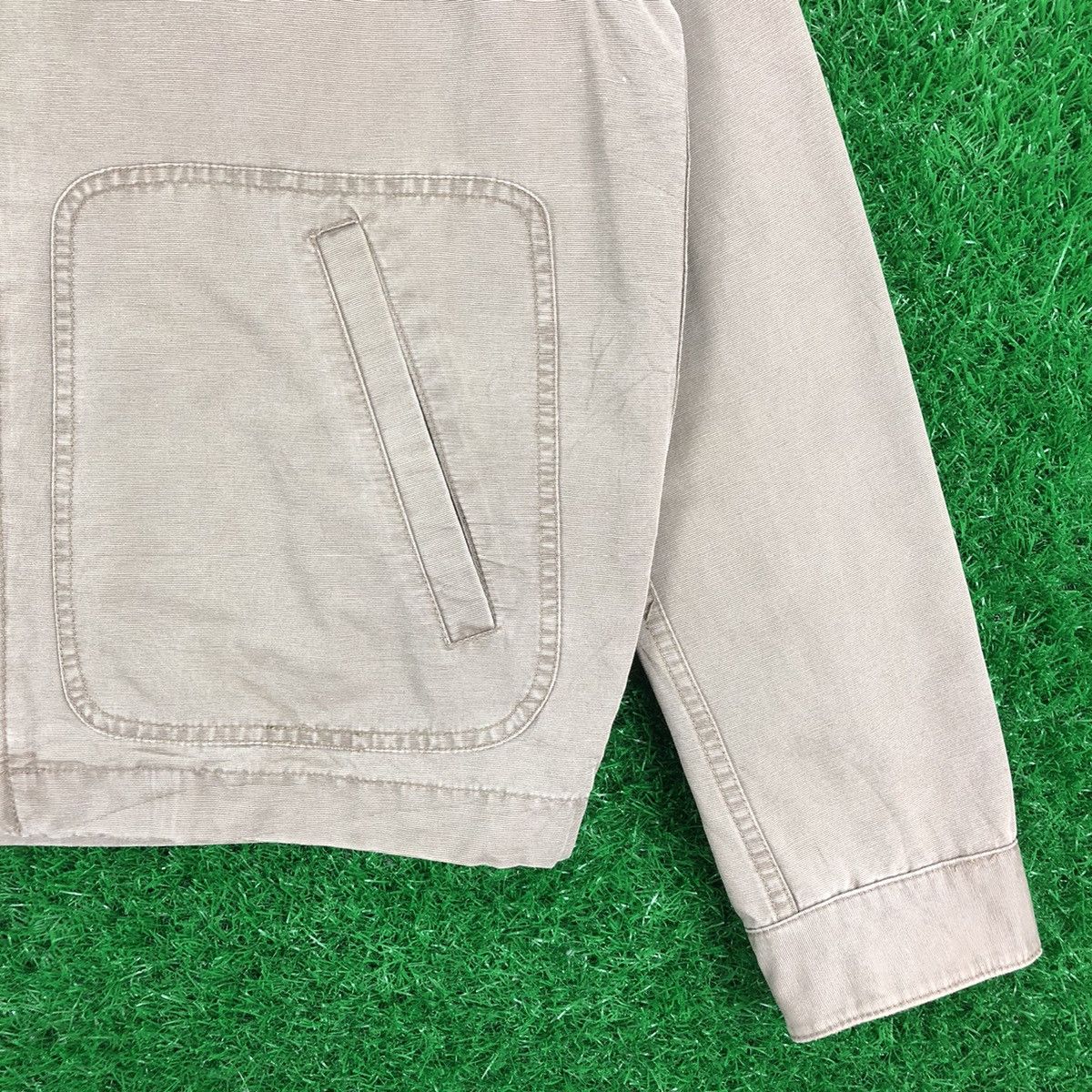 Uniqlo Vintage Y2K Uniqlo Bomber Jacket Style All Nude Size US L / EU 52-54 / 3 - 3 Thumbnail
