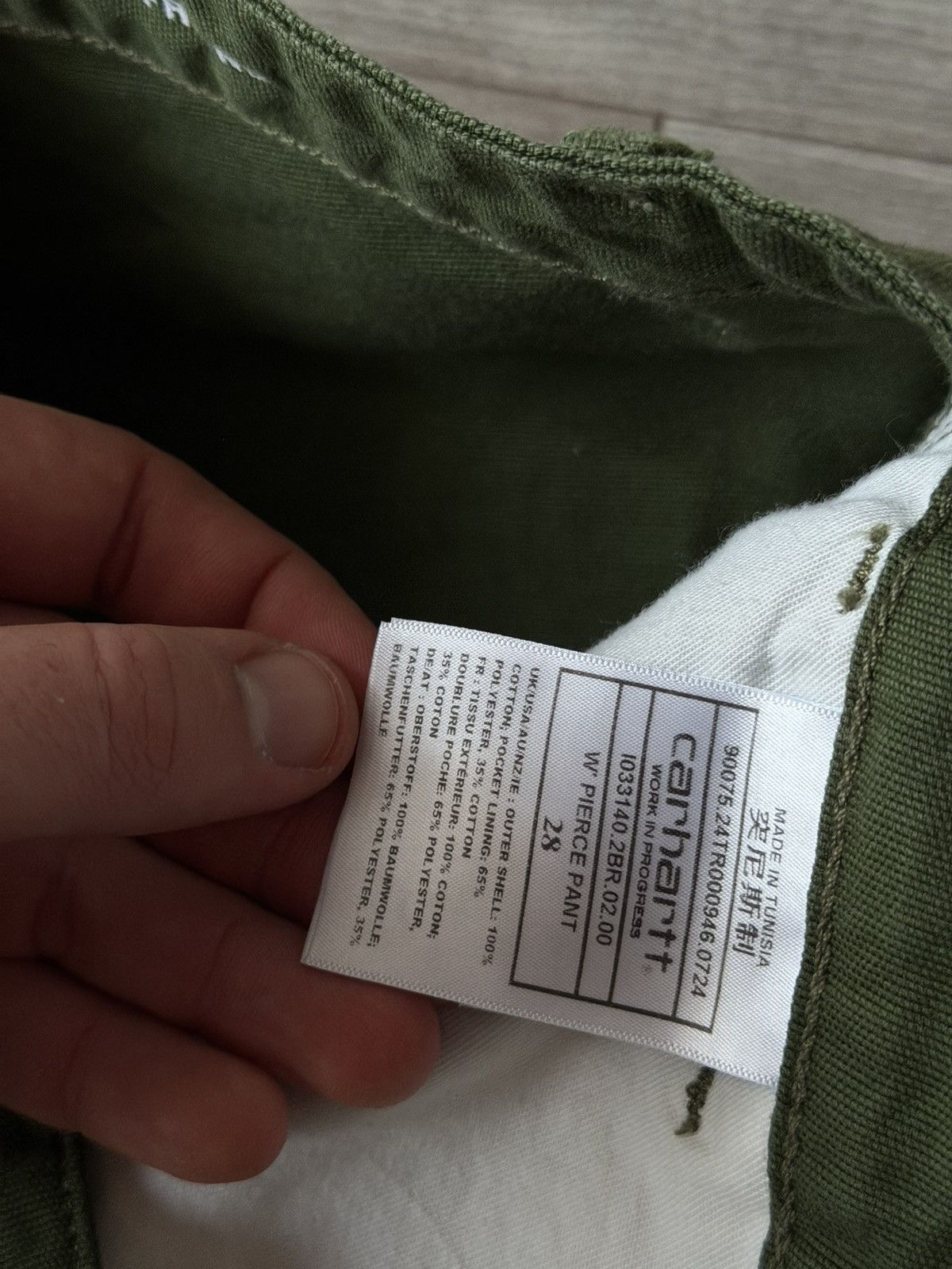 Carhartt ‼️Carhartt Wip Regular Cargo Boyfriend Y2k Pierce Rap Pants Size US 36 / EU 52 - 15 Thumbnail