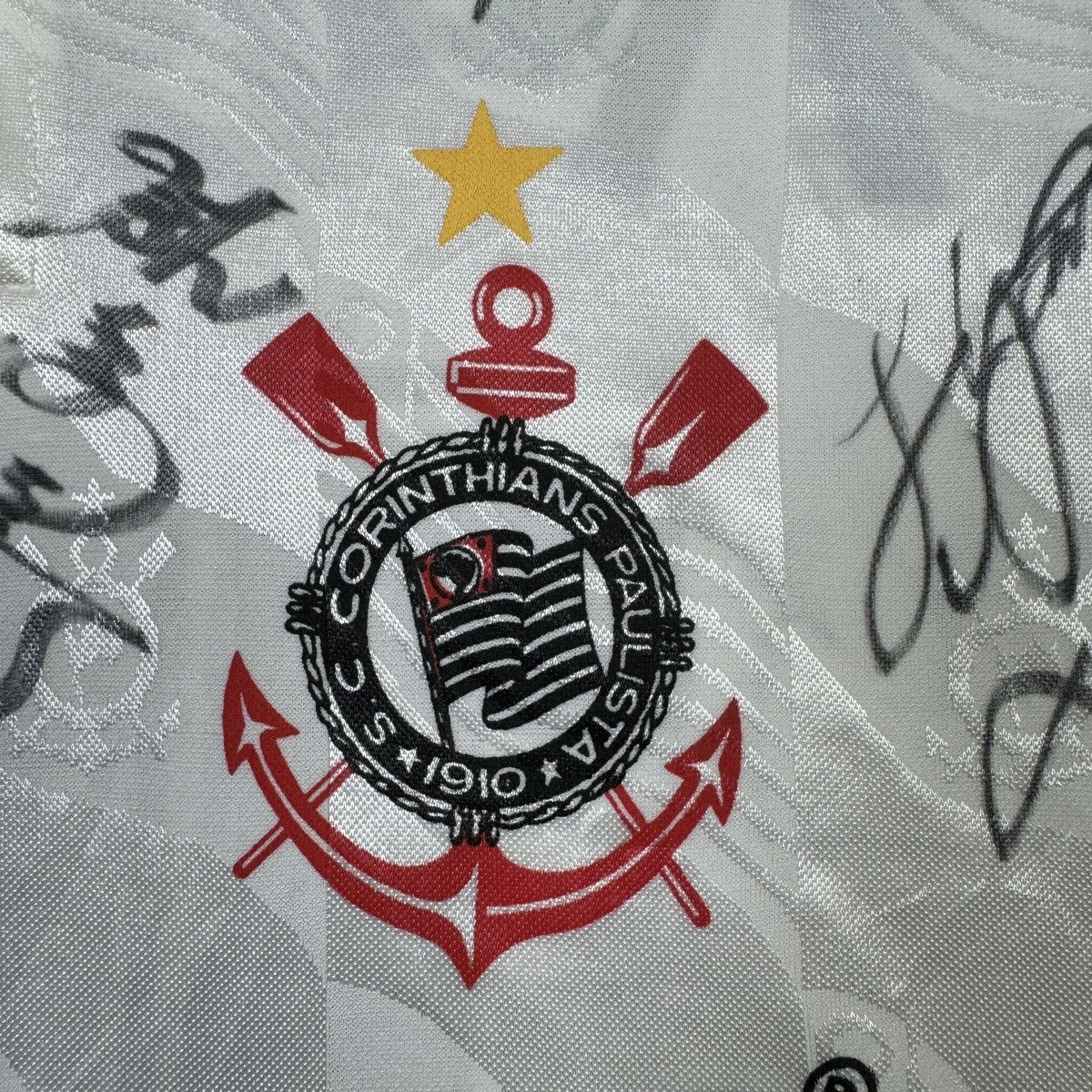 Vintage 1992 Vintage Corinthians Home Jersey Player Signature Size US M / EU 48-50 / 2 - 7 Thumbnail