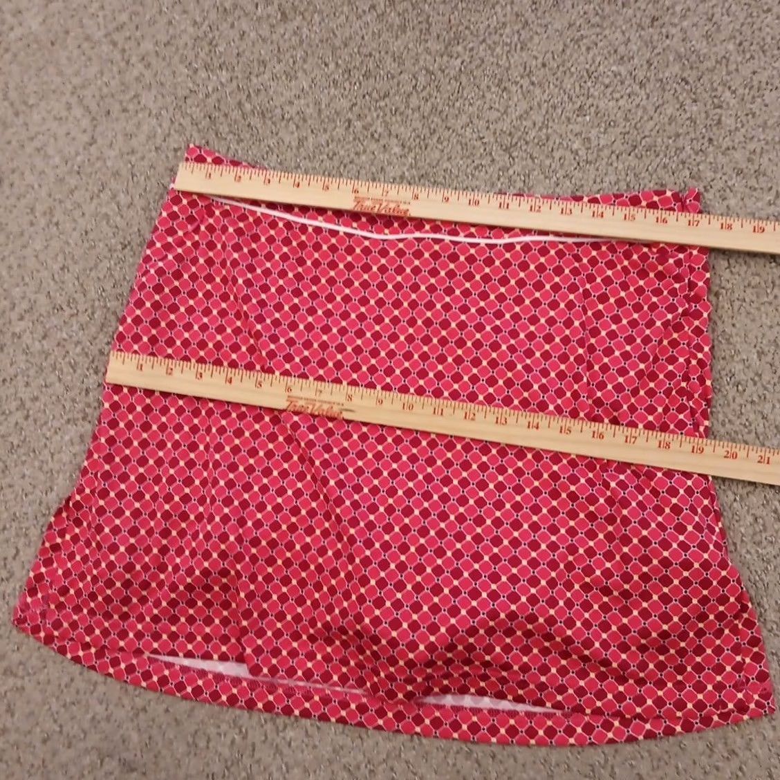 Pinko Tehama Skort Short A-Line Zip Pink Polyester 8 Womens Size 30" / US 8 / IT 44 - 2 Thumbnail