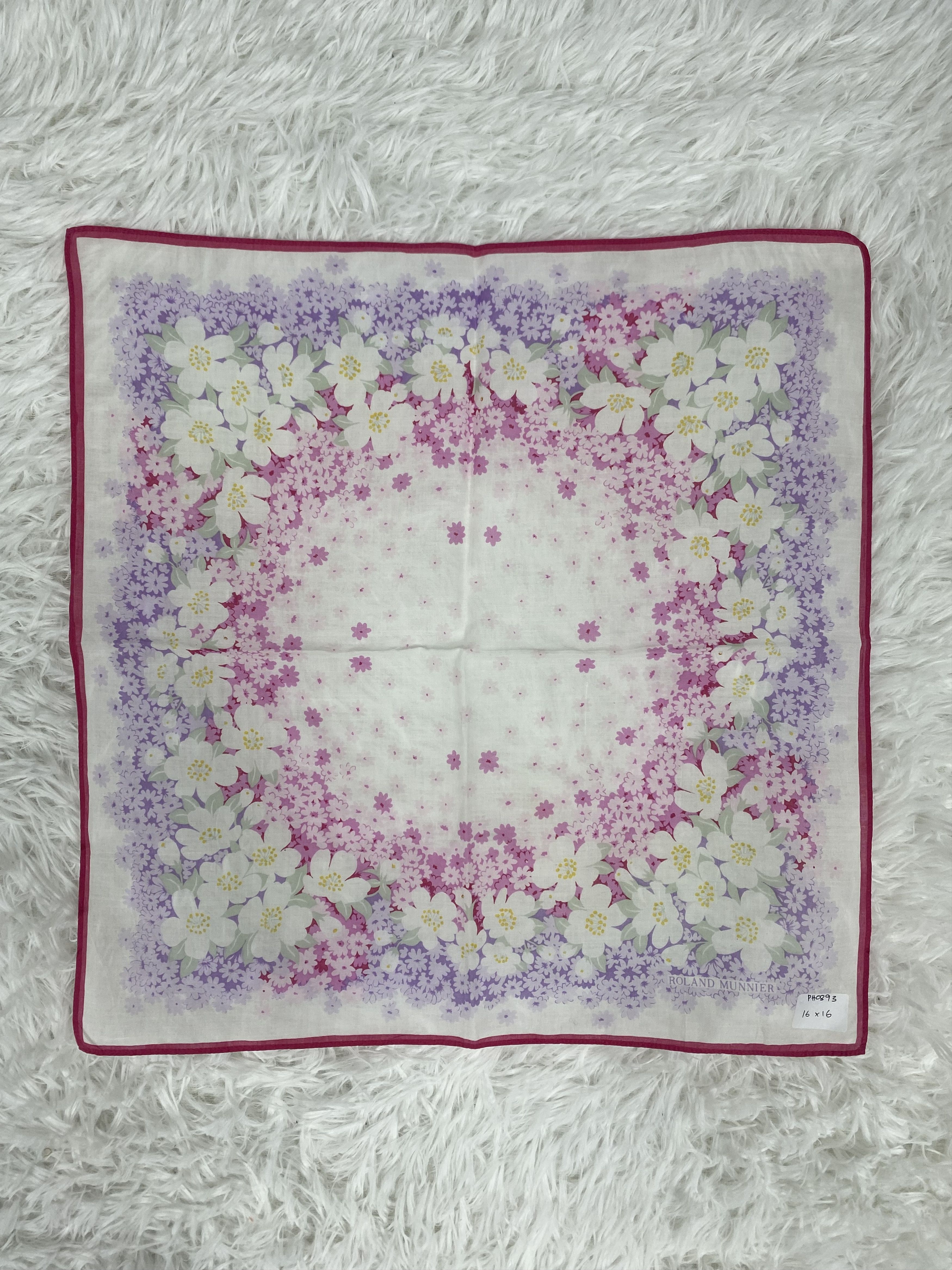 Japanese Brand × Vintage Vintage Roland Munnier Handkerchief Neckerchief PH0893 Size ONE SIZE - 3 Thumbnail