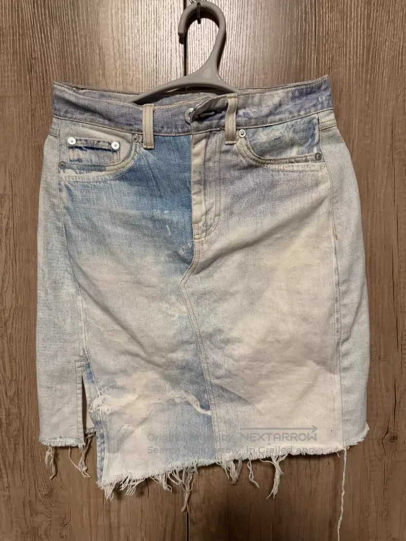 Our Legacy Our Legacy Digital Print Denim Skirt Size 42" / US 20 - 1 Thumbnail