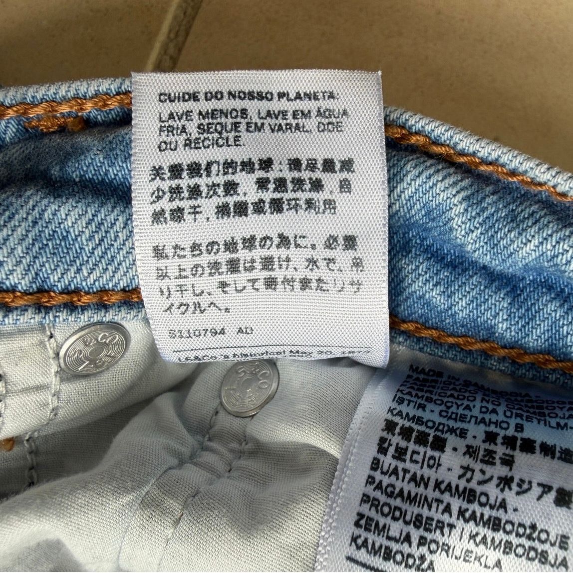 Levi's Levi’s Premium Wedgie Straight Jeans W23 L28 Size 23" - 4 Thumbnail