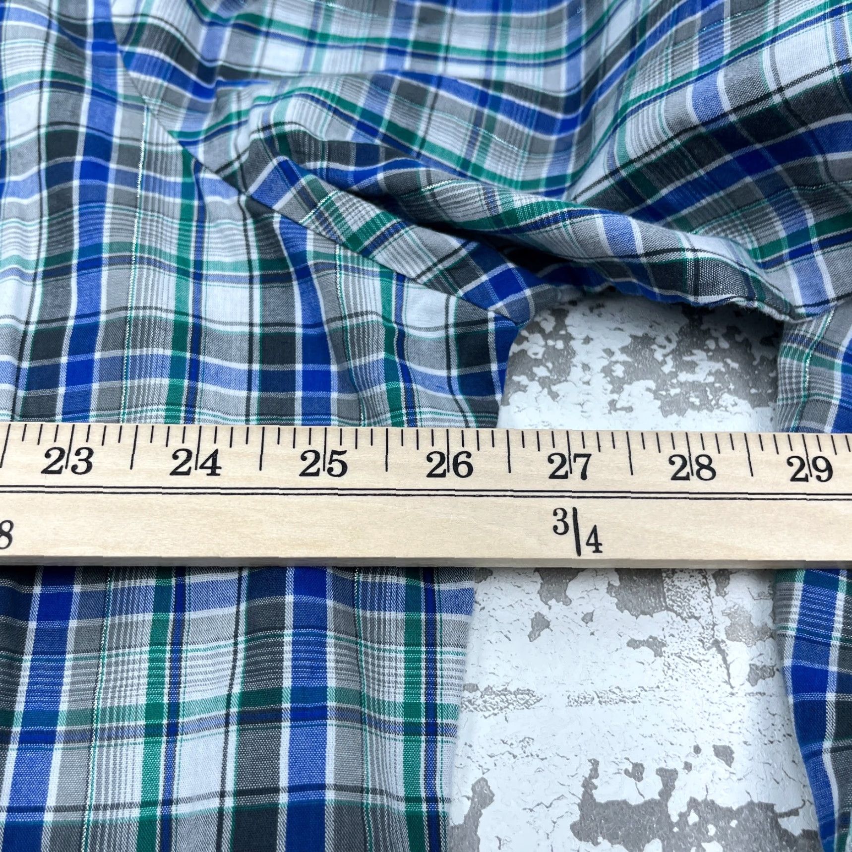 Wrangler VINTAGE Wrangler Shirt Men XXL Blue Pearl Snap Button Up Tartan Plaid Cowboy Western Size US XXL / EU 58 / 5 - 7 Thumbnail