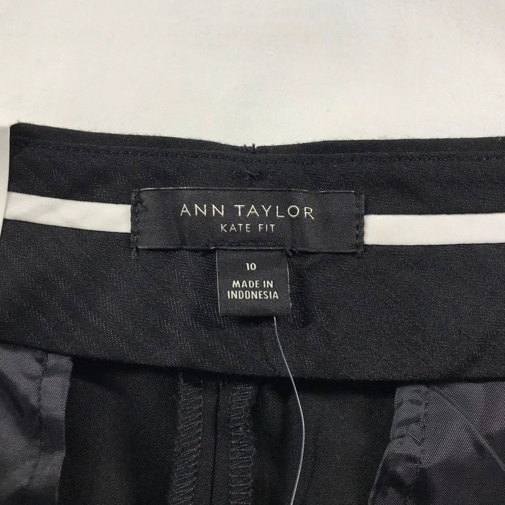 Ann Taylor Ann Taylor Kate Fit Ankle Pants Womens Black Trousers 10 Size 32" / US 10 / IT 46 - 5 Thumbnail