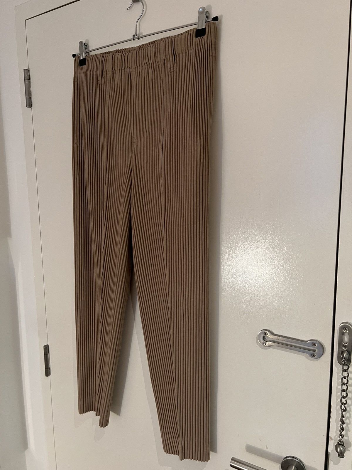 Pleats Please Issey Miyake HOMME PLISSÉ ISSEY MIYAKE Trousers Beige Size 2 Medium Size US 31 - 2 Thumbnail