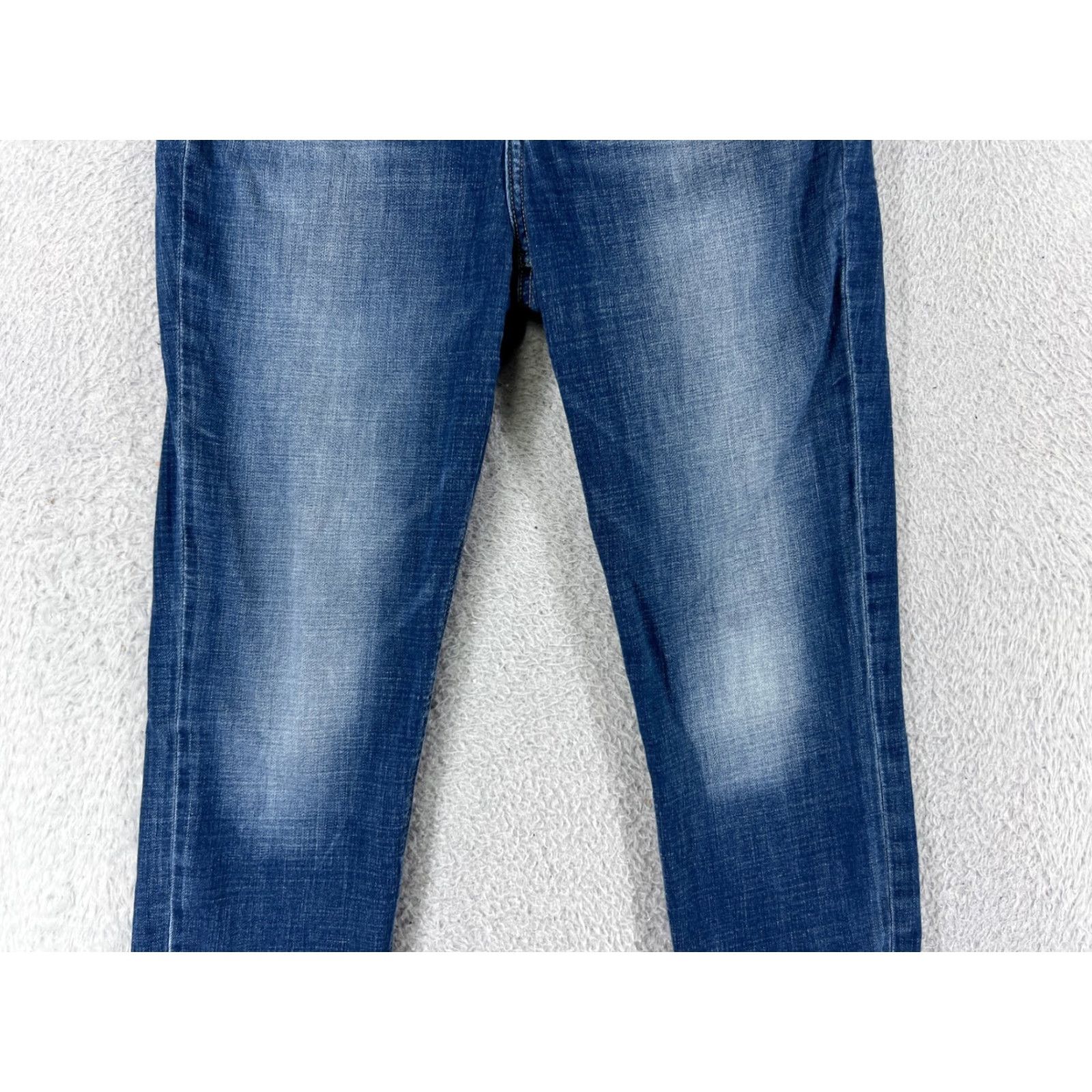 Lucky Brand Lucky Brand Jeans Juniors 4 Blue Denim Bridgette Skinny Ankle 21x25 Button Zipper Waist 25 in Cotton Blend Women's Modern USA Size 27" / US 4 / IT 40 - 7 Thumbnail