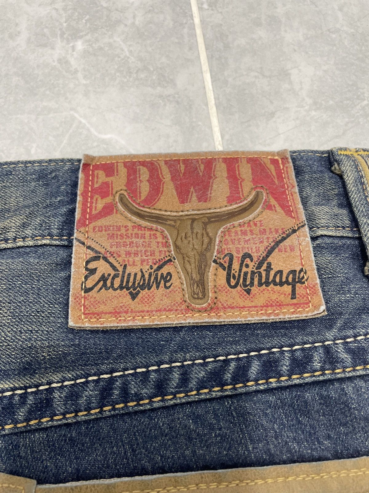 Edwin VINTAGE EDWIN 483XVS VINTAGE SYLE DENIM PANT BORO WIDELEG Size US 34 / EU 50 - 16 Thumbnail