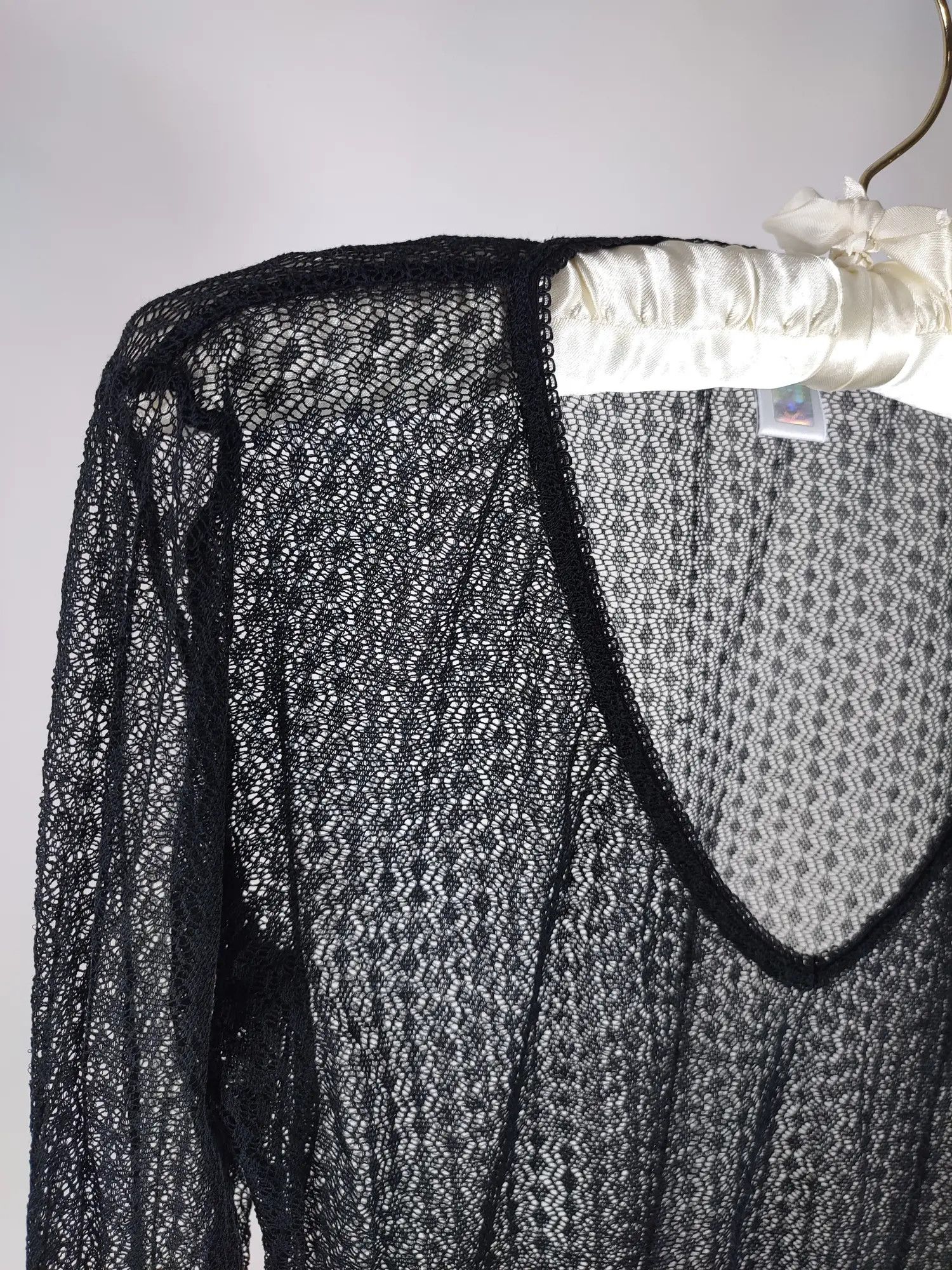 Dolce & Gabbana Dolce Gabbana Sheer Mesh Lace Vintage Top Shirt Size M / US 6-8 / IT 42-44 - 3 Thumbnail