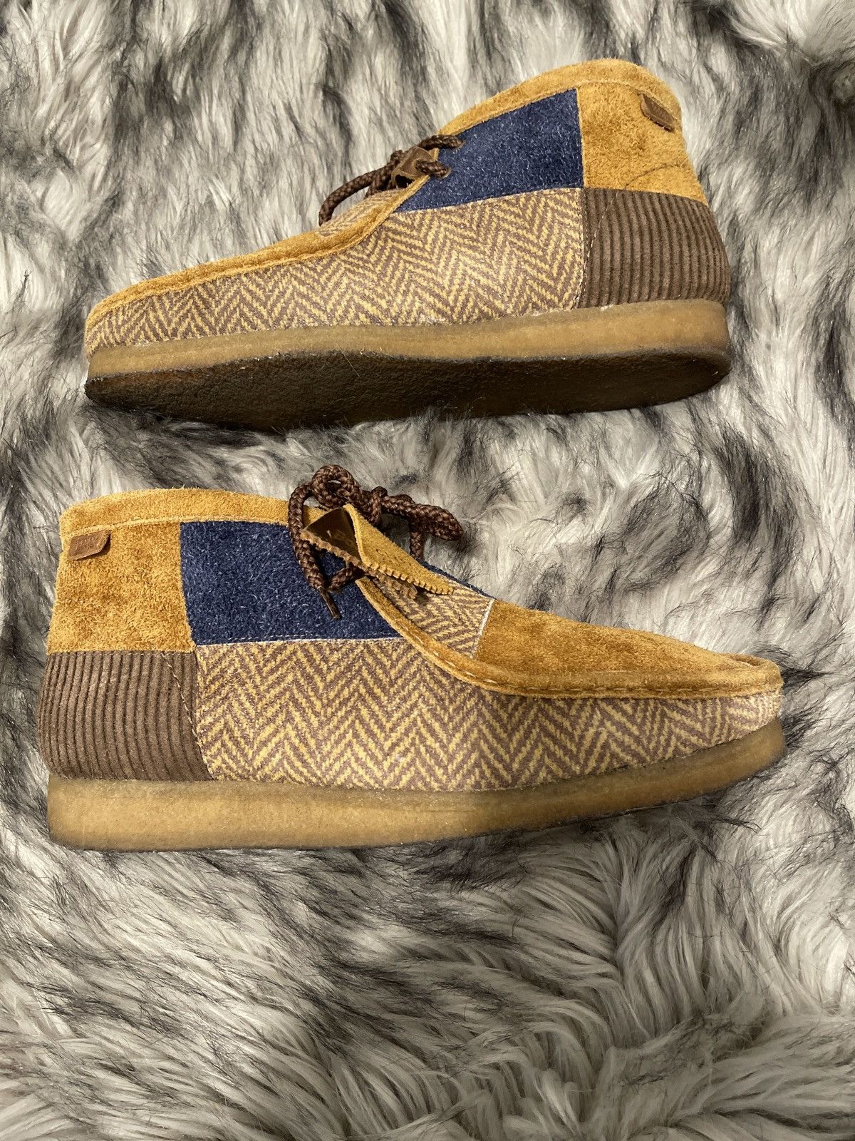 Bodega × Clarks Clarks ORIGINAL WALLABEE 2.0 ‘BODEGA HERITAGE PATCHWORK Size US 13 / EU 46 - 2 Thumbnail