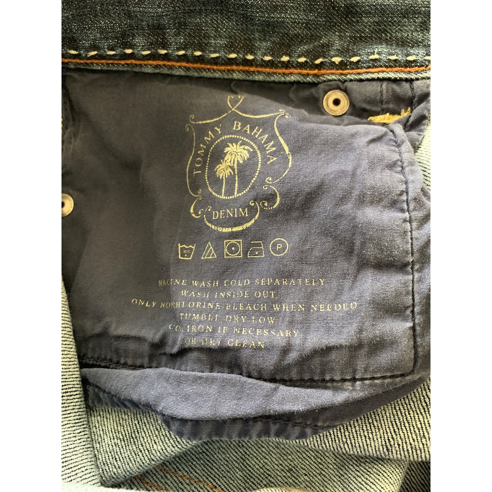 Tommy Bahama Tommy Bahama Women's 12 Jeans Cropped Midrise Stretch Denim Size 34" / US 12 / IT 48 - 8 Thumbnail
