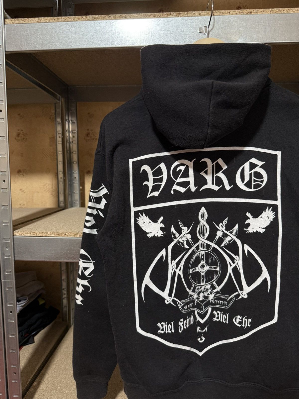 Band Tees × Vintage Vintage 2000’s Varg Germany Rock Black Metal Hoodie Y2K Size US S / EU 44-46 / 1 - 3 Thumbnail