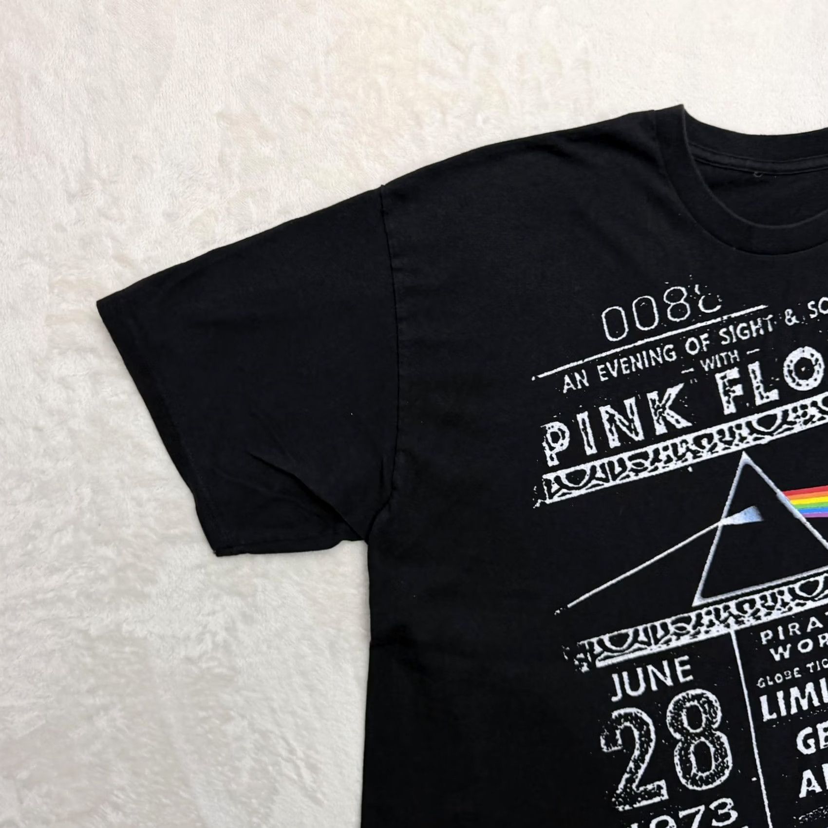 Vintage Pink Floyd Shirt Mens 2XL Black Dark Side Ticket Concert Graphic Tee Rock Size US XXL / EU 58 / 5 - 7 Thumbnail