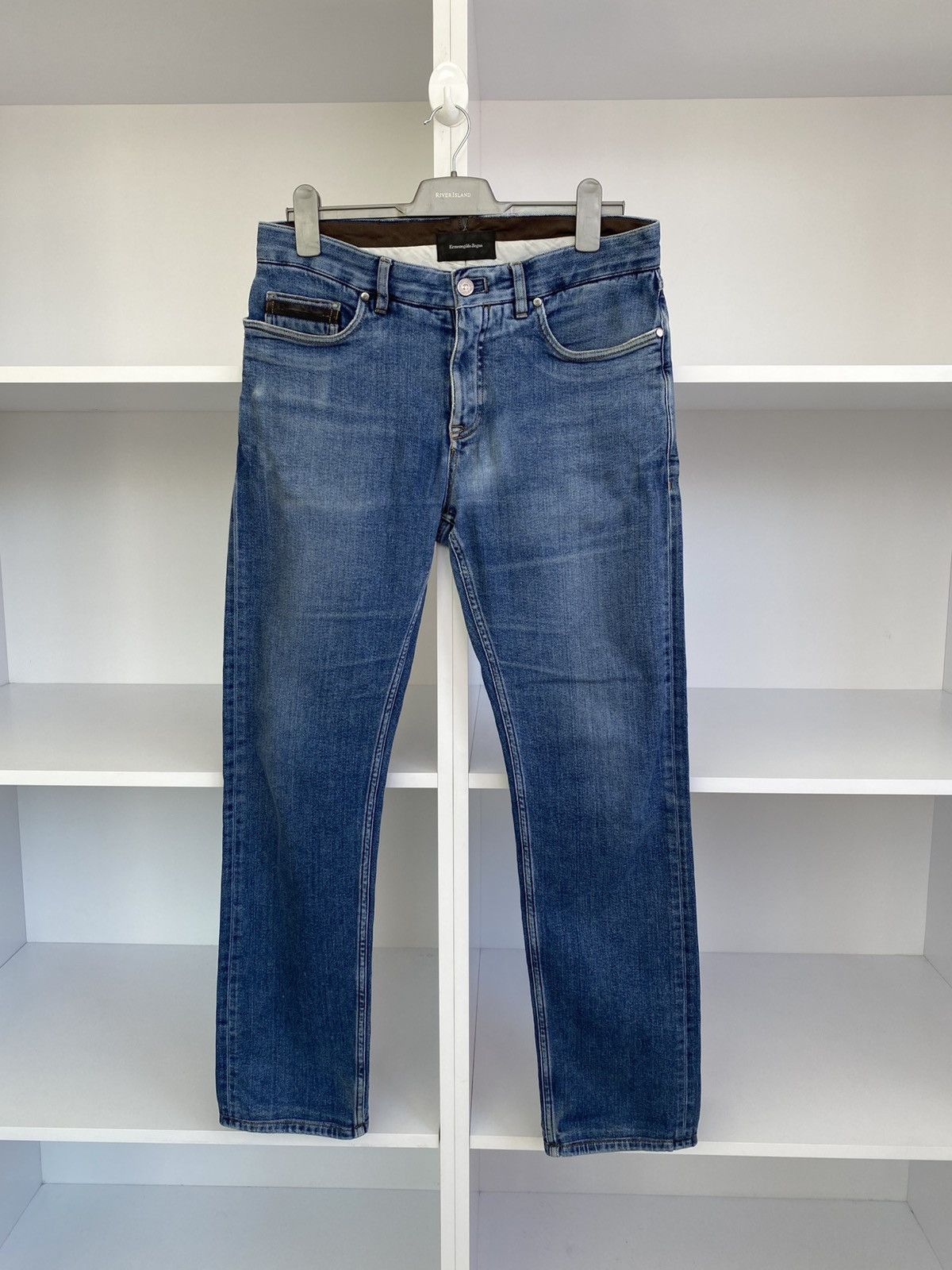 Ermenegildo Zegna Vintage Ermenegildo Zegna Denim Jeans Size US 33 - 2 Thumbnail