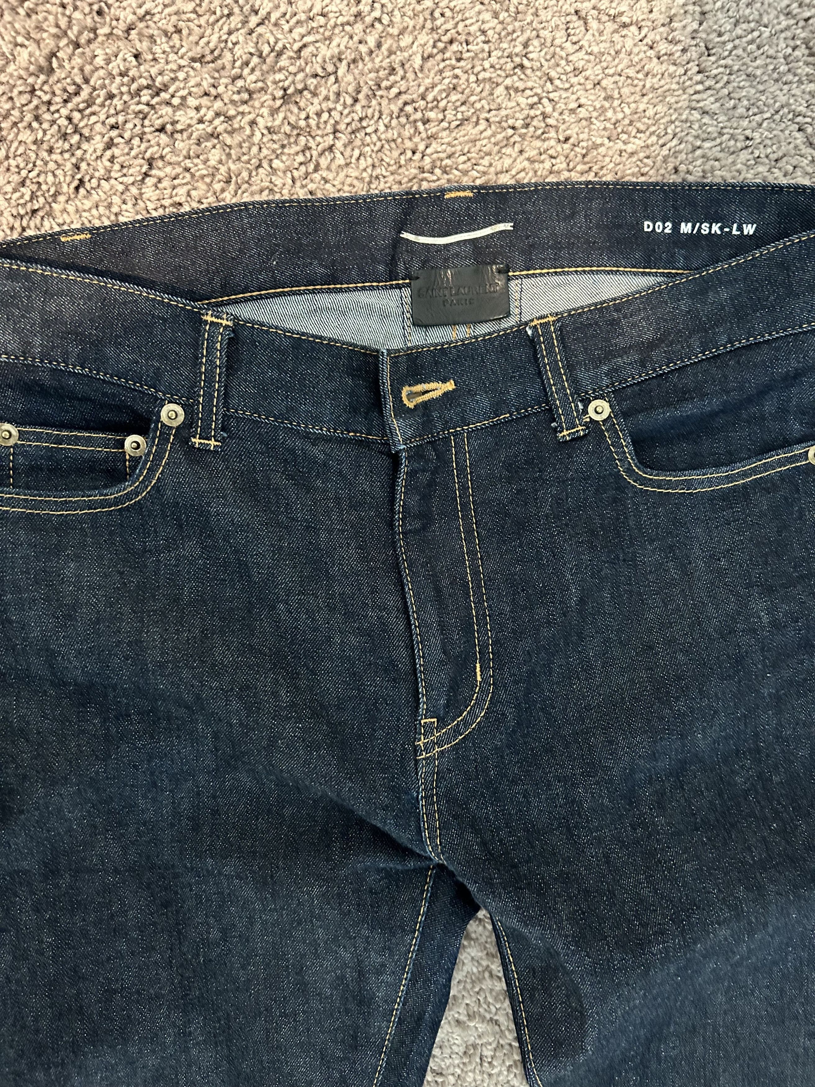 Yves Saint Laurent YSL Jeans Size US 31 - 3 Thumbnail