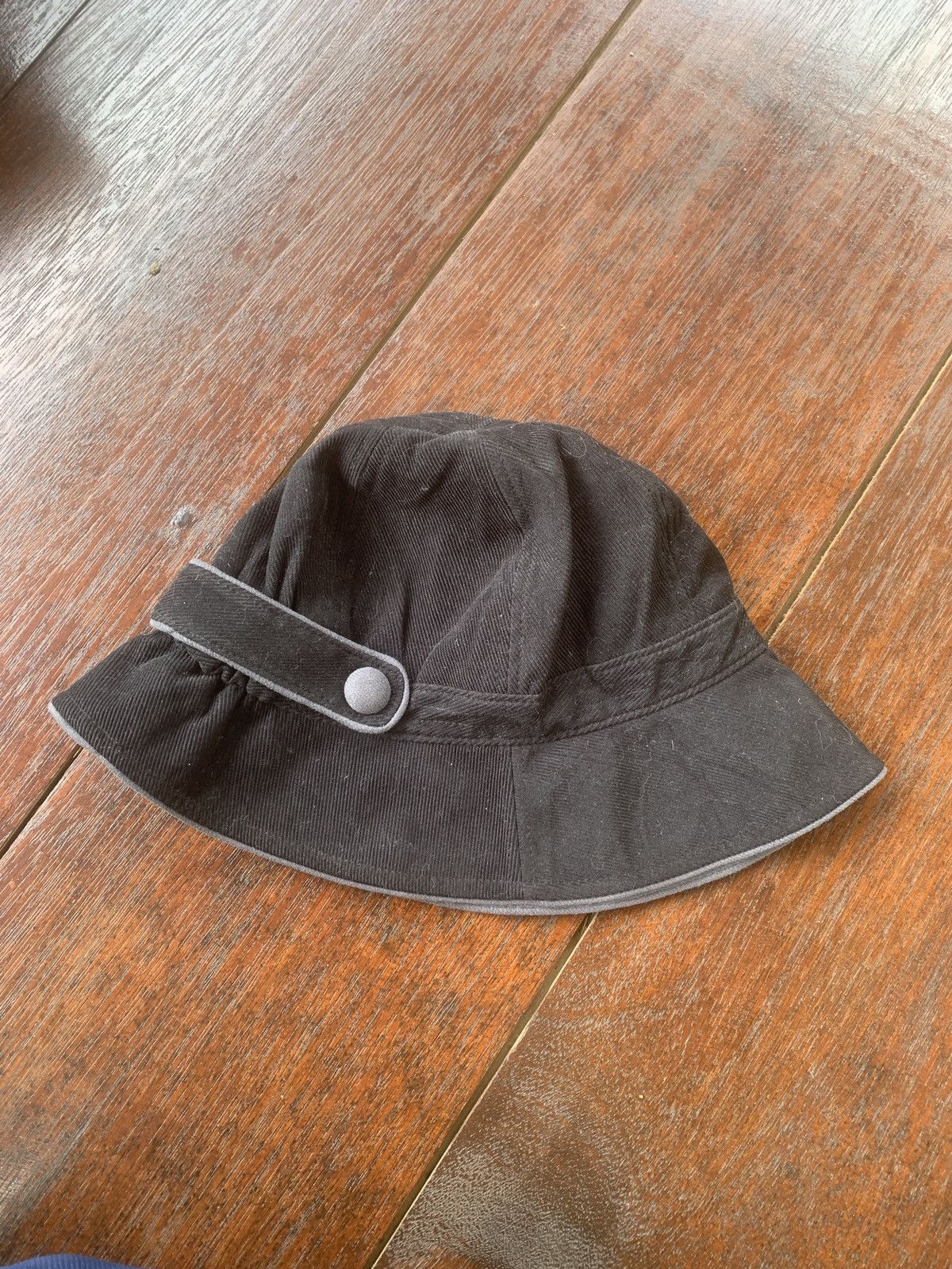 Courreges × Designer × Vintage Vintage Courreges Paris corduroy bucket hat Size ONE SIZE - 2 Thumbnail