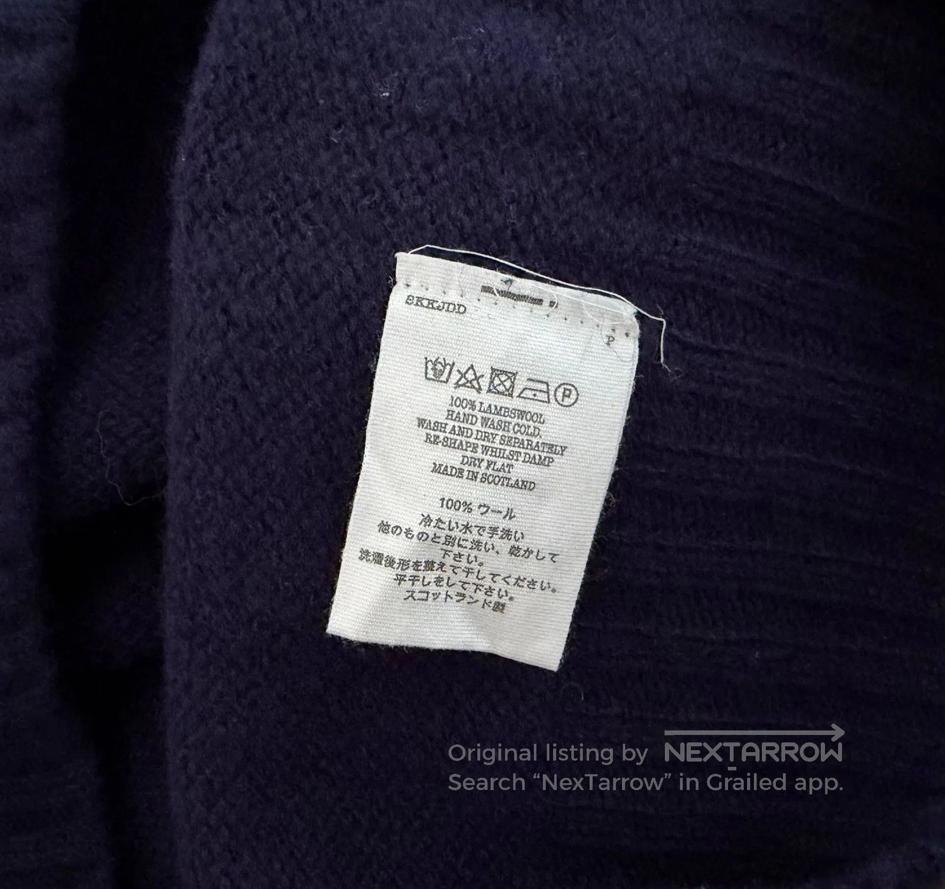 YMC YMC Crew Knit Lambswool Sweater. Size US L / EU 52-54 / 3 - 4 Thumbnail