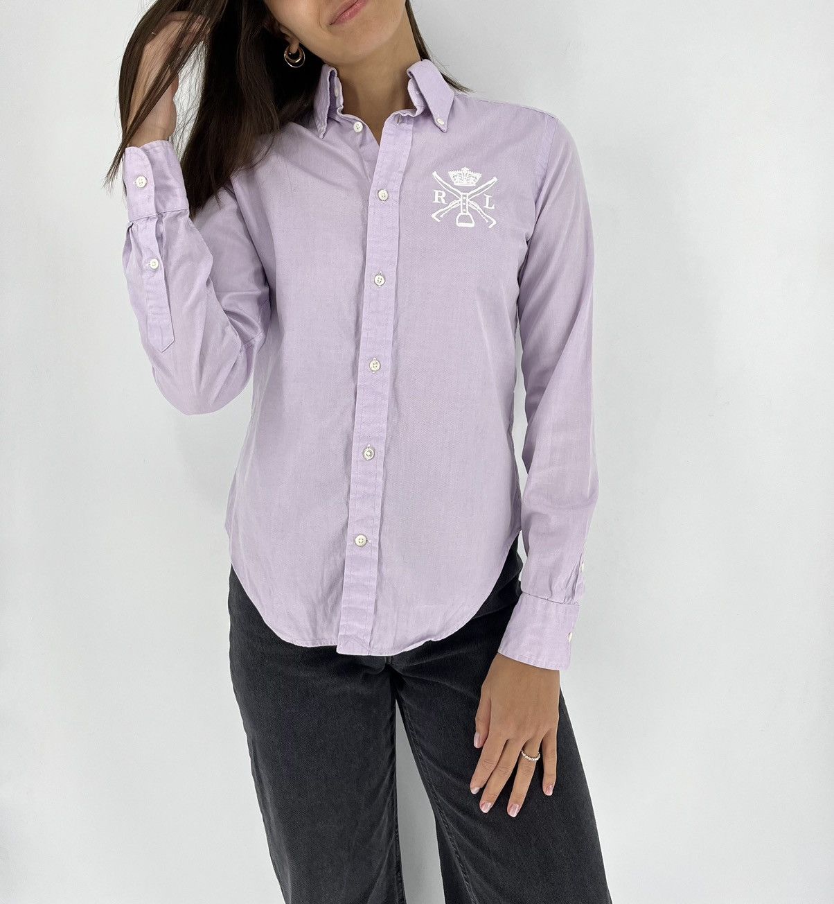 Polo Ralph Lauren Vintage Y2K Lauren Ralph Lauren Polo Casual Shirt Size S / US 4 / IT 40 - 1 Thumbnail