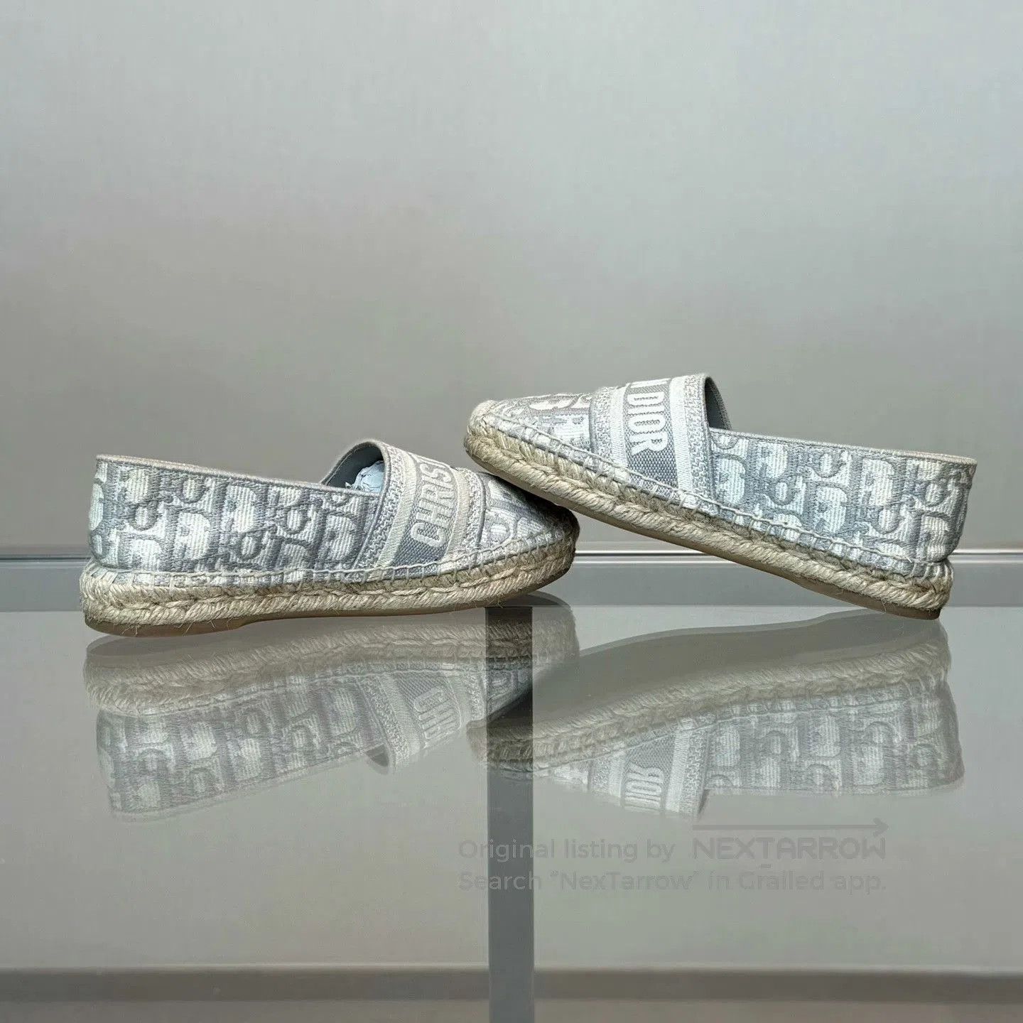 Dior Dior Gray Monogram Fisherman Shoes. Size US 4 / IT 34 - 6 Thumbnail