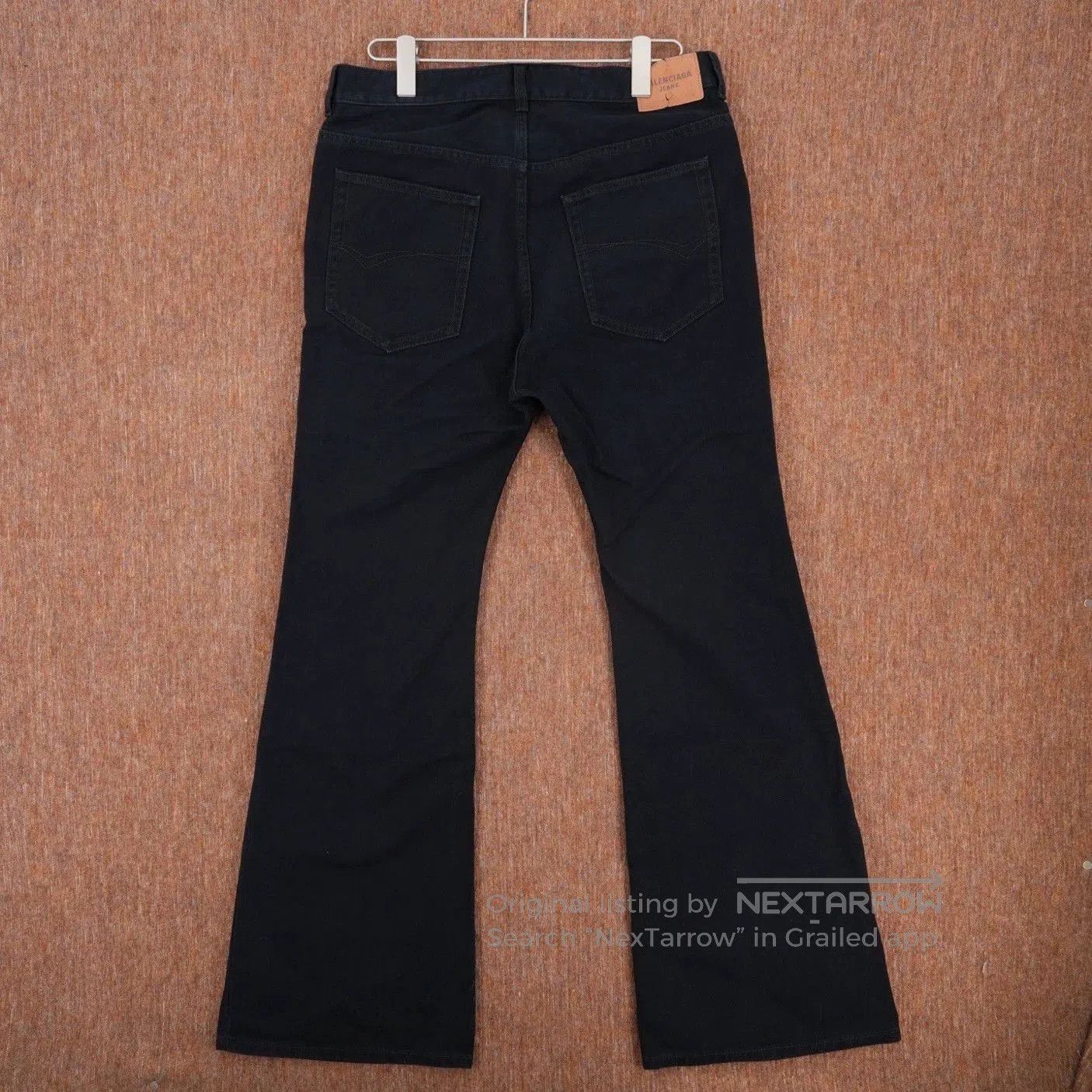 Balenciaga Balenciaga 24 Black Flared Denim Jeans. Size US 26 / EU 42 - 2 Thumbnail