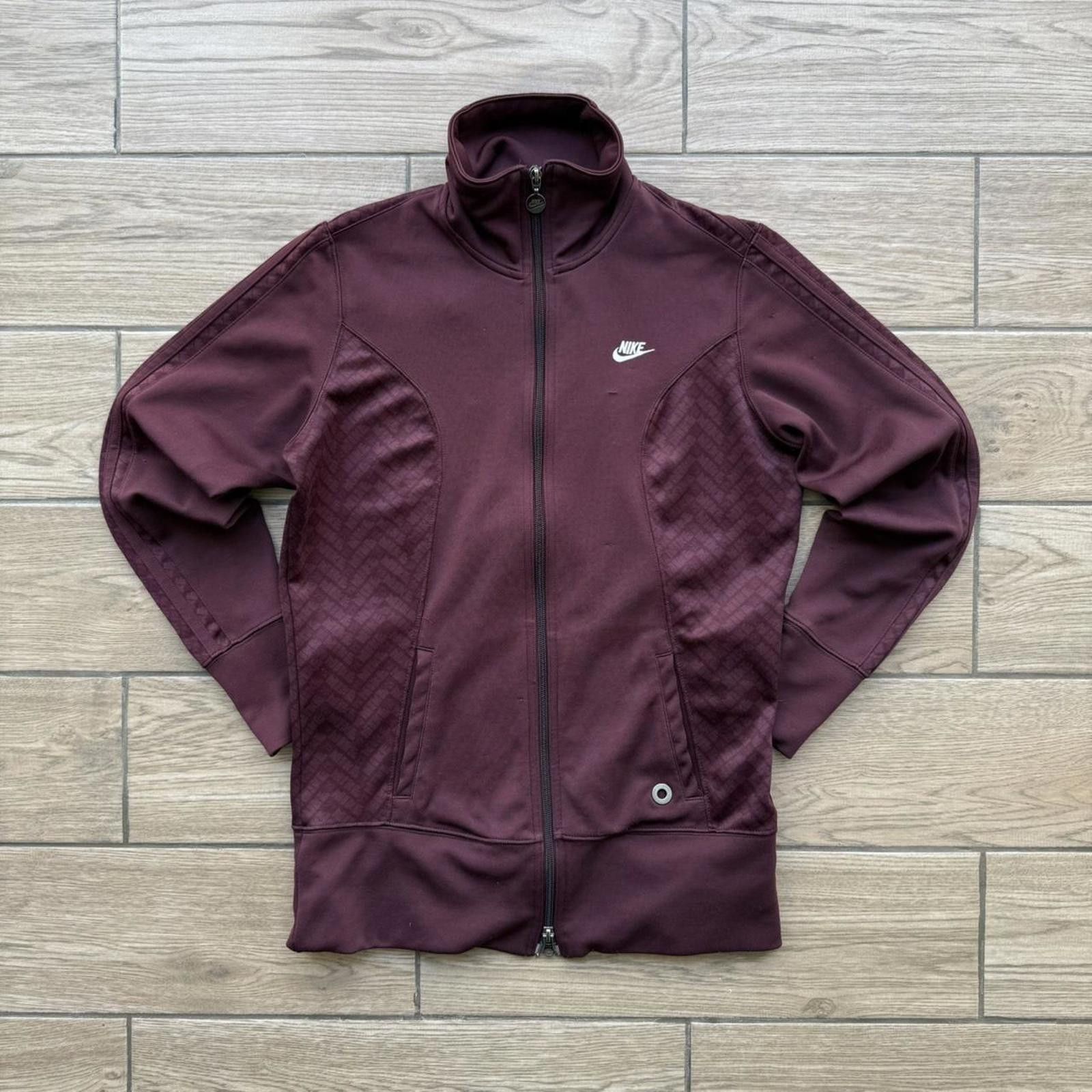Nike Y2K Nike Burgundy track jacket Size M / US 6-8 / IT 42-44 - 1 Thumbnail
