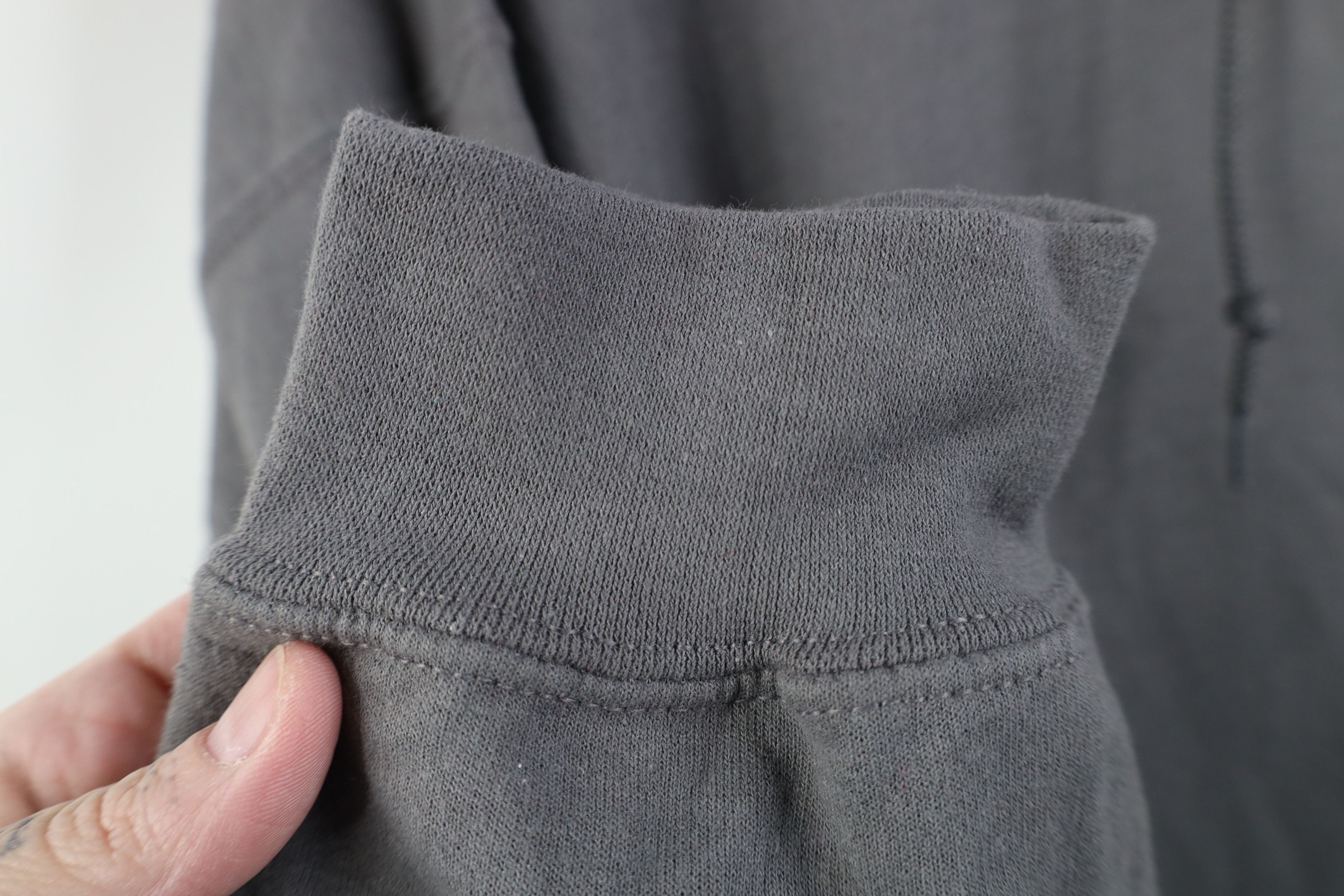 Vintage Vintage 90s Y2K Streetwear Heavy Hoodie Sweatshirt Gray Size US XXL / EU 58 / 5 - 6 Thumbnail