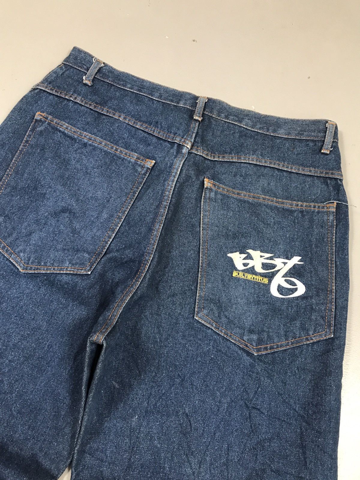 JNCO × Southpole × Vintage Vintage BBT spell out baggy fit denim Size US 36 / EU 52 - 4 Thumbnail