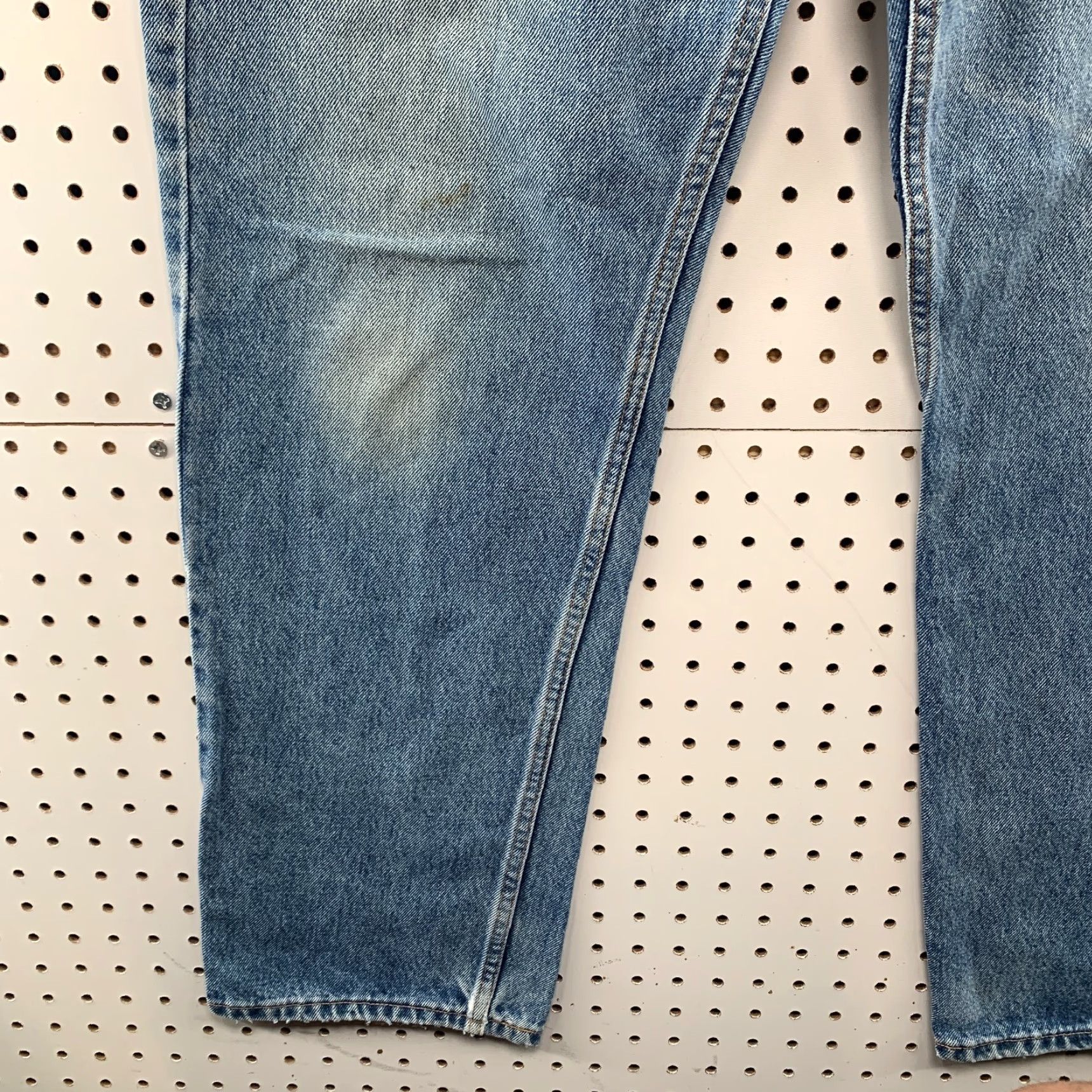 Levi's VINTAGE Levi's 505 Blue Denim Jeans 90s Men's 36x31 Straight Fit Size US 36 / EU 52 - 7 Thumbnail