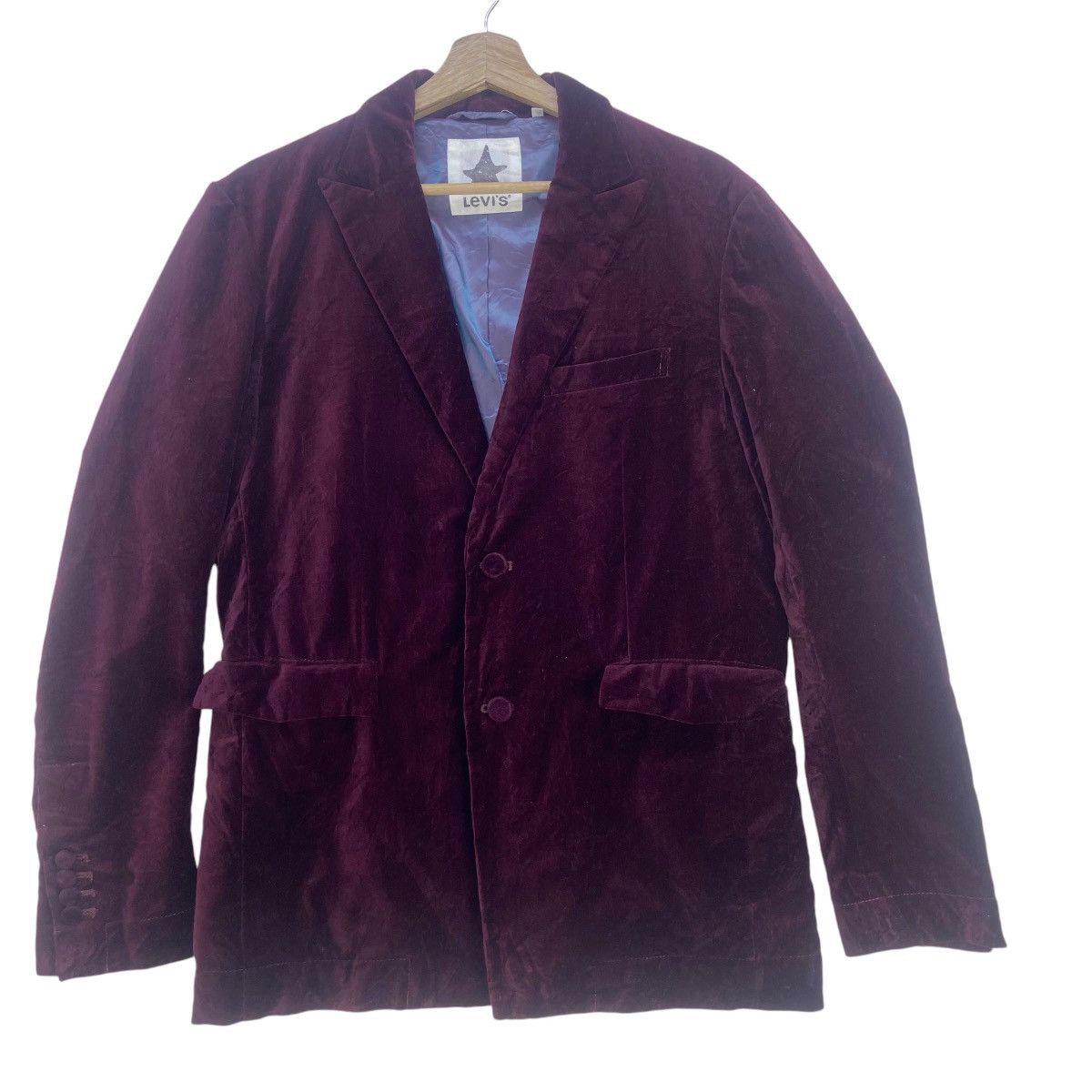 Levi's × Velvet Levi’s Black Velvet Maroon Stylish Jacket Size US S / EU 44-46 / 1 - 7 Thumbnail