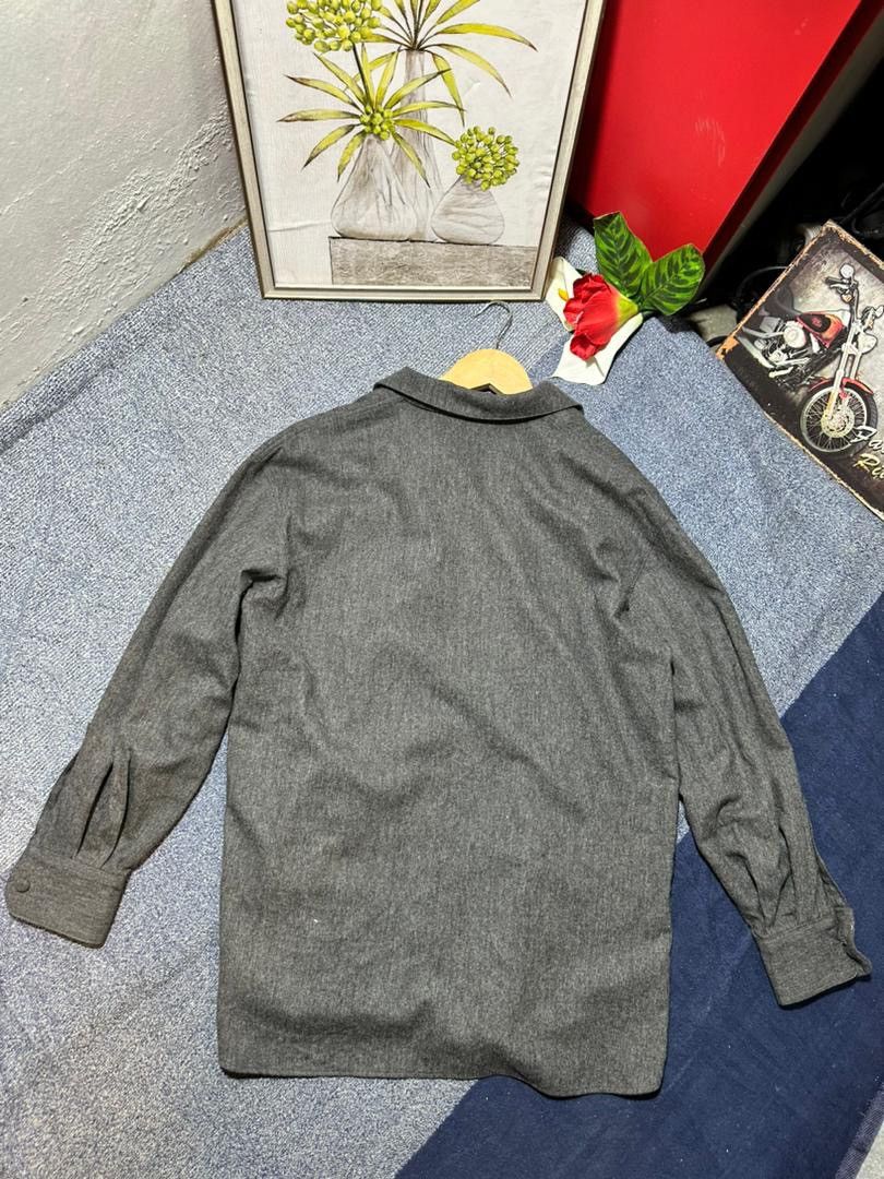 Christian Dior Monsieur Christian Dior Sport Wool Open Collar Shirt Size US M / EU 48-50 / 2 - 2 Thumbnail