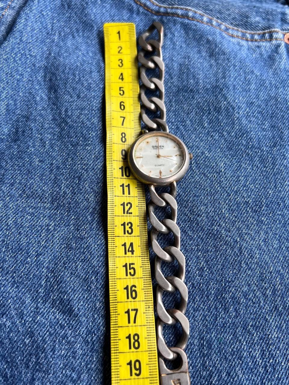 Japanese Brand × Vintage Vintage Japanese style futuristic Link ⛓ Metal Watch Size ONE SIZE - 6 Thumbnail