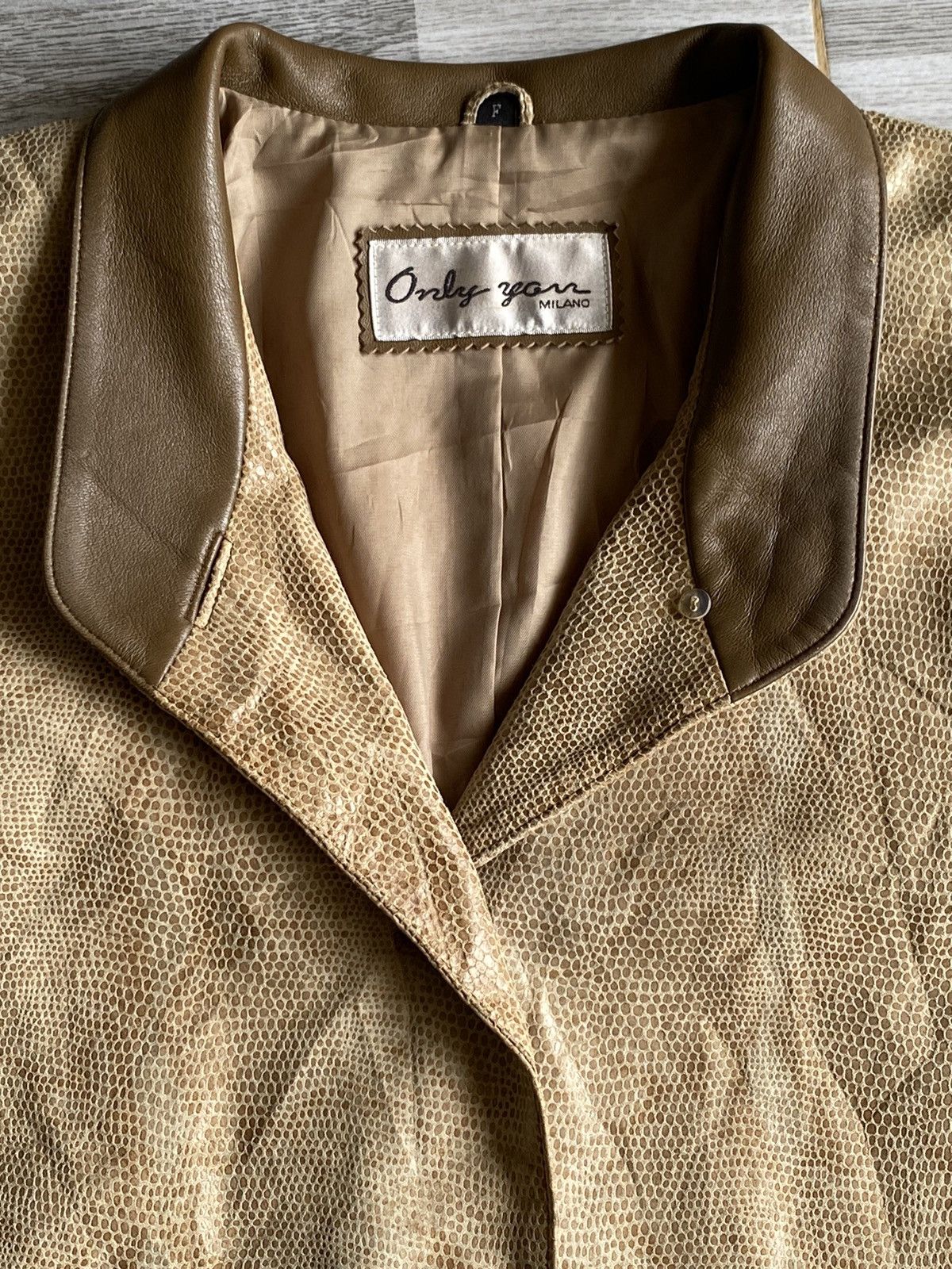 20471120 × Vintage Japanese Brand Leather Jacket Size L / US 10 / IT 46 - 6 Thumbnail