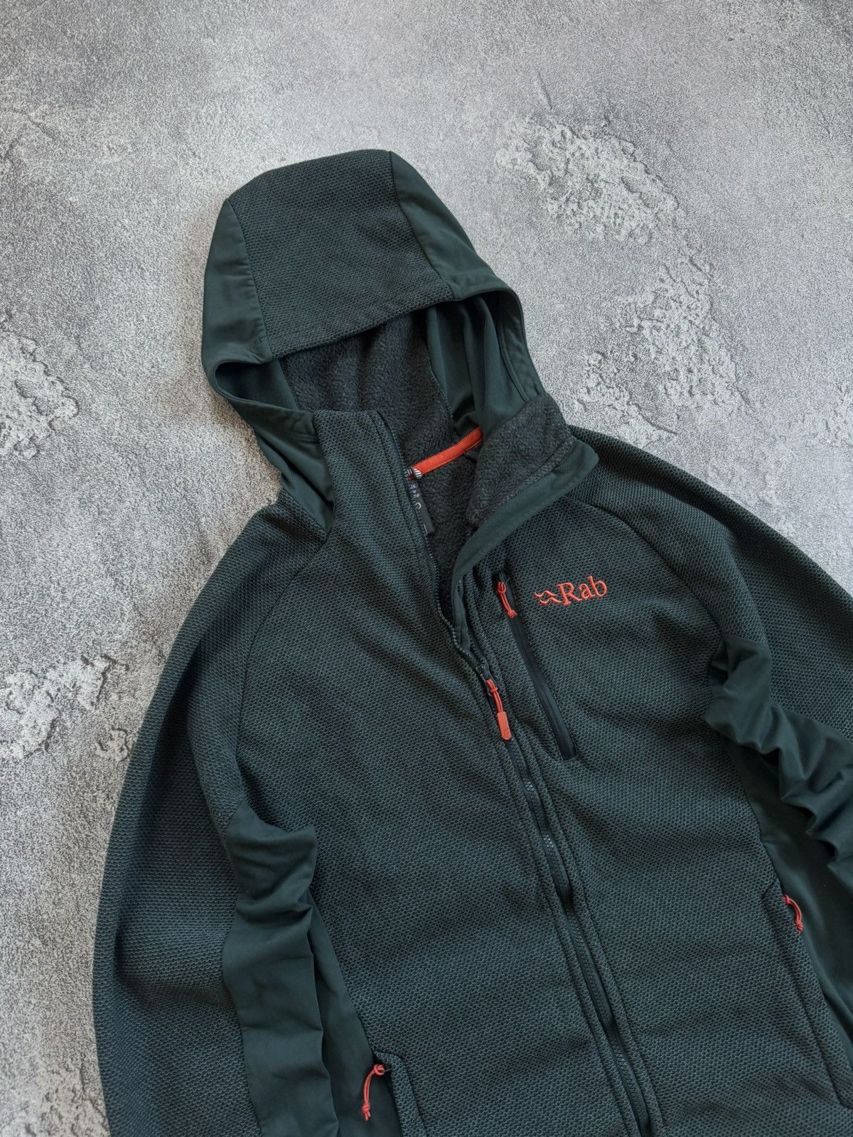 Rab Rab S/size zip hoodie light fleece jacket outdoor gorpcore Size US S / EU 44-46 / 1 - 2 Thumbnail