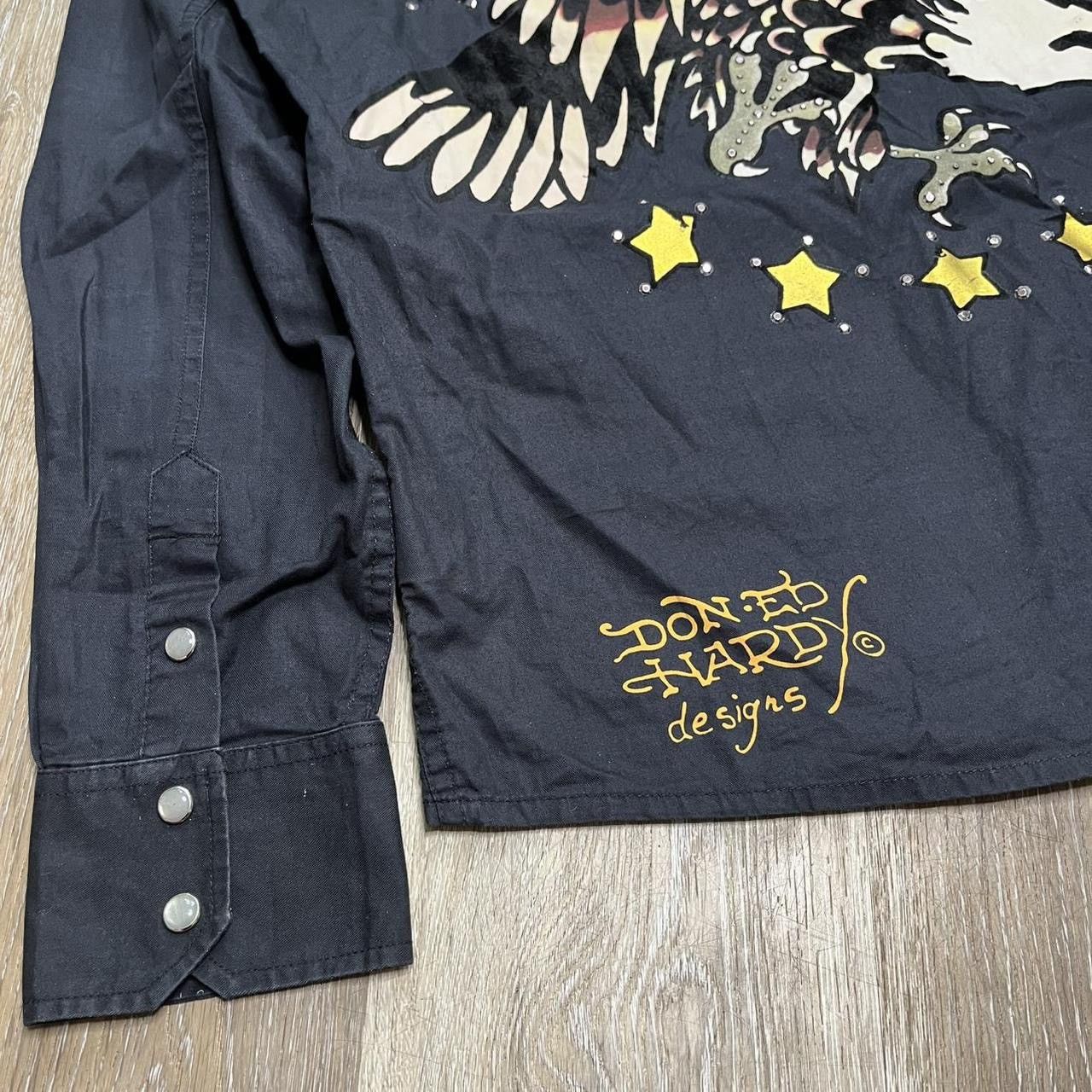 Ed Hardy × Vintage y2k ed hardy rockstar button up Size US L / EU 52-54 / 3 - 5 Thumbnail