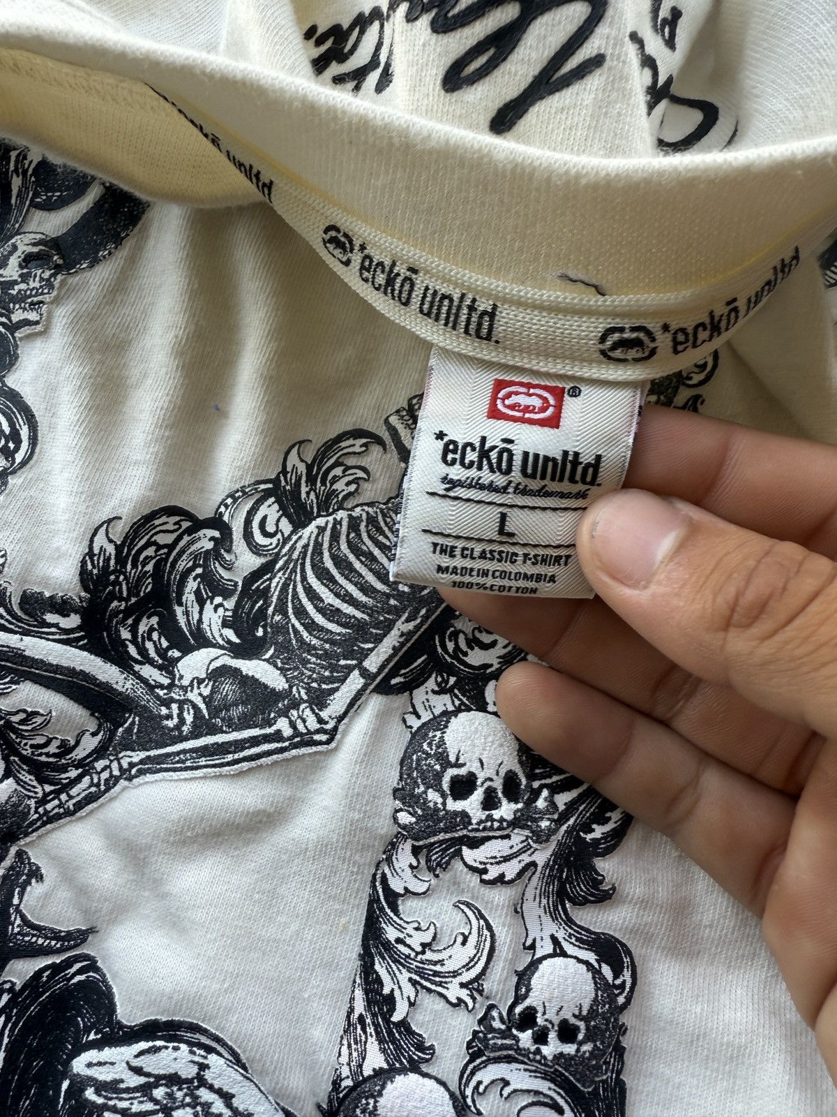 Ecko Unltd. × Vintage y2k ecko skull puff print tee Size US XL / EU 56 / 4 - 4 Thumbnail