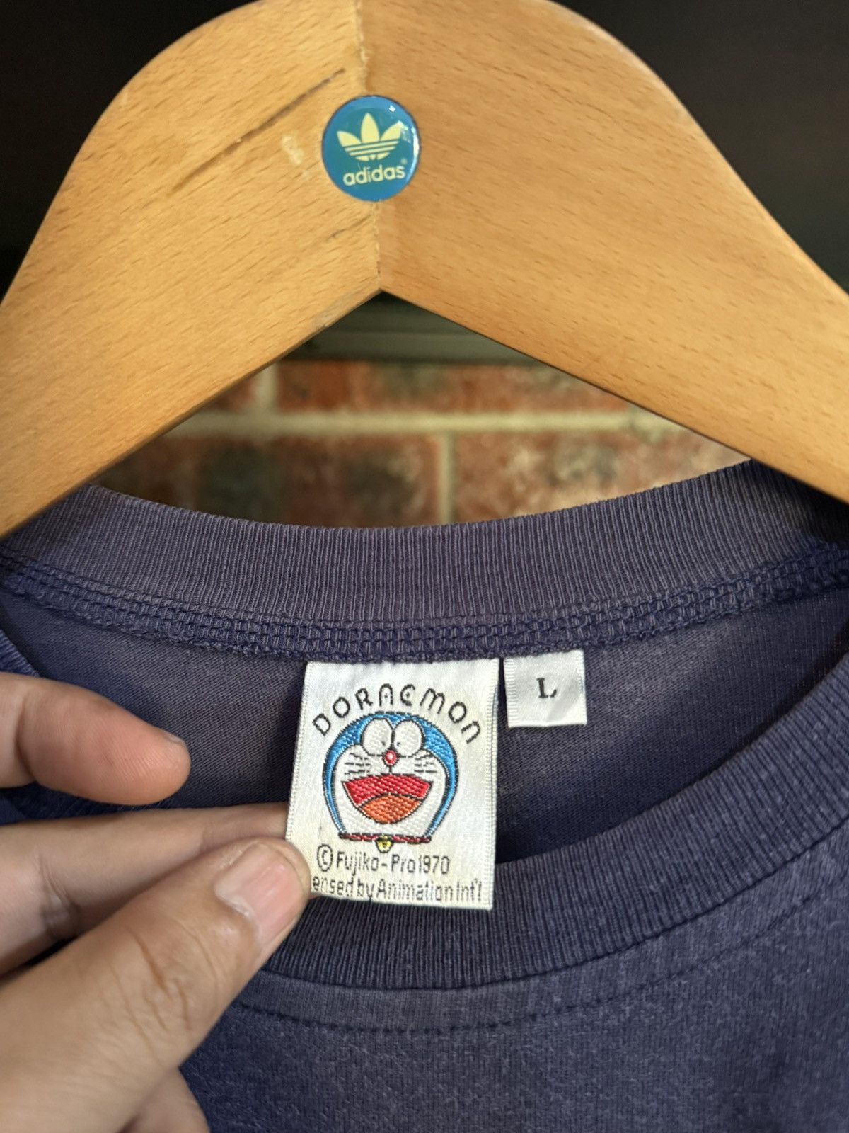 Anime Rare Vintage Fujiko Pro 1970 Doreamon Animation Sun Faded T Size US M / EU 48-50 / 2 - 5 Thumbnail