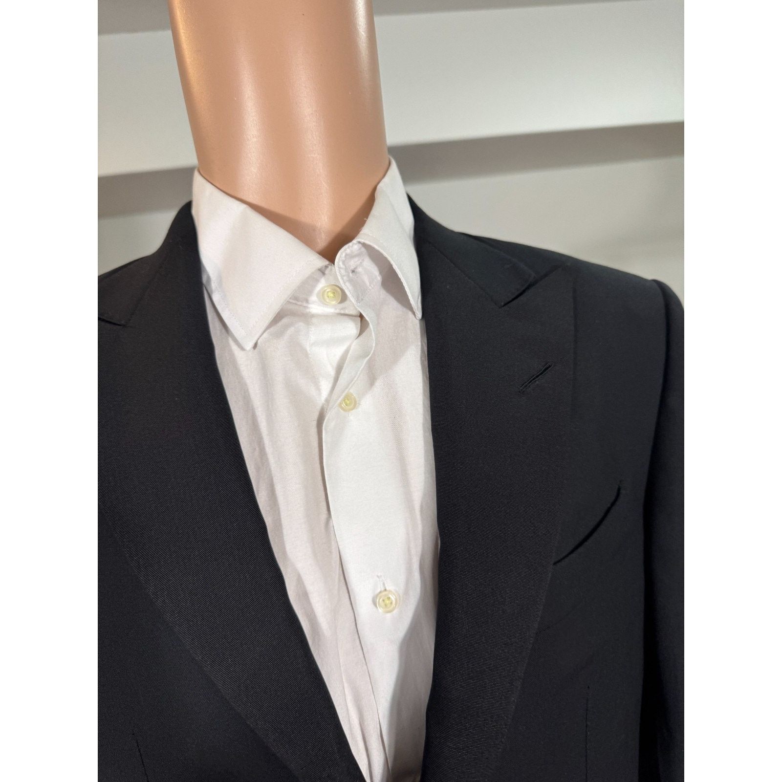 Tom Ford Tom Ford Grossgrain Peak Lapel Dinner Jacket (50R EU) 40R Size 40R - 9 Thumbnail