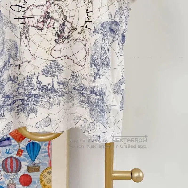 Dior Dior Short Sleeve Cotton Printed T. Size S / US 4 / IT 40 - 4 Thumbnail