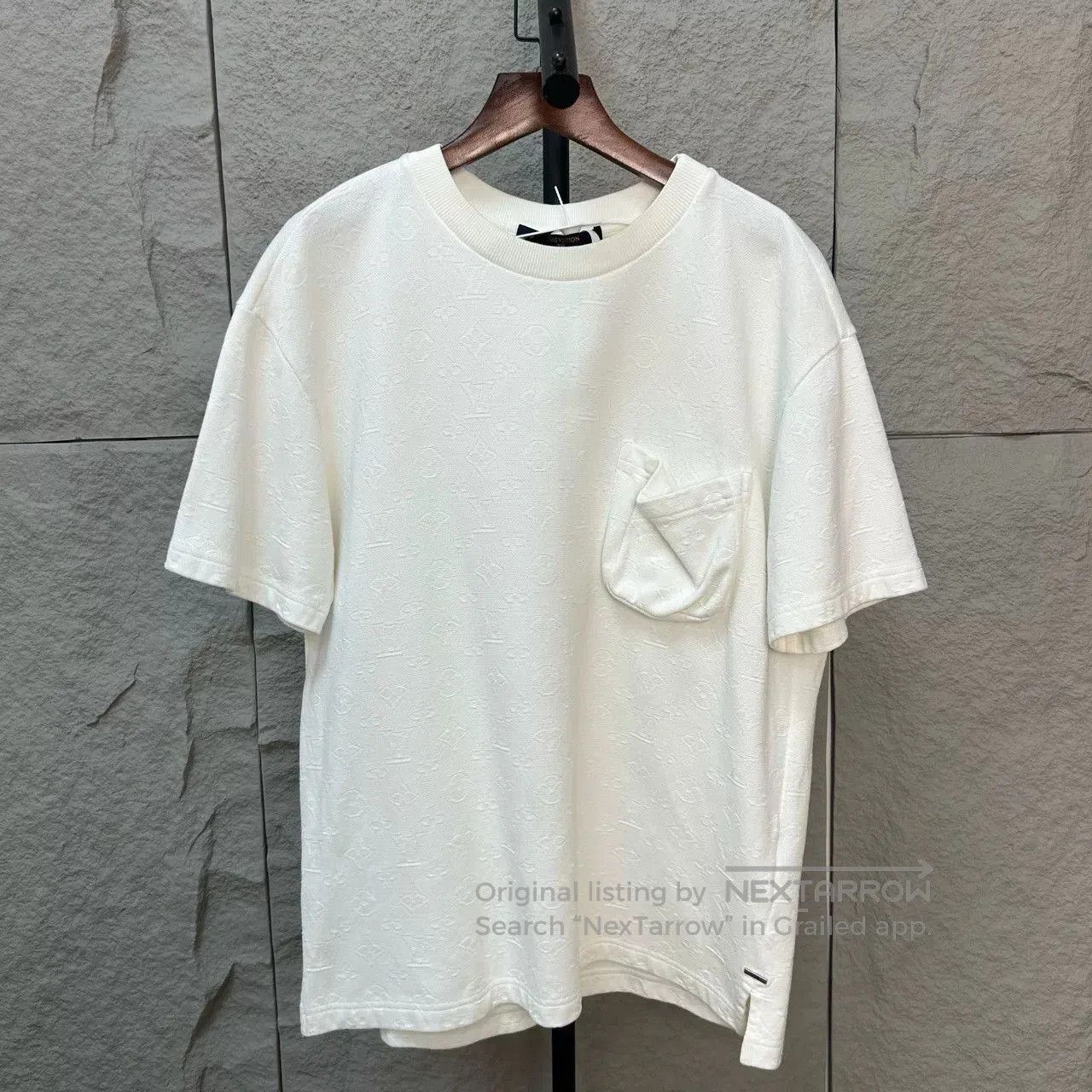 Louis Vuitton Louis Vuitton Monogram Embossed Short Sleeve Tee. Size US S / EU 44-46 / 1 - 1 Thumbnail