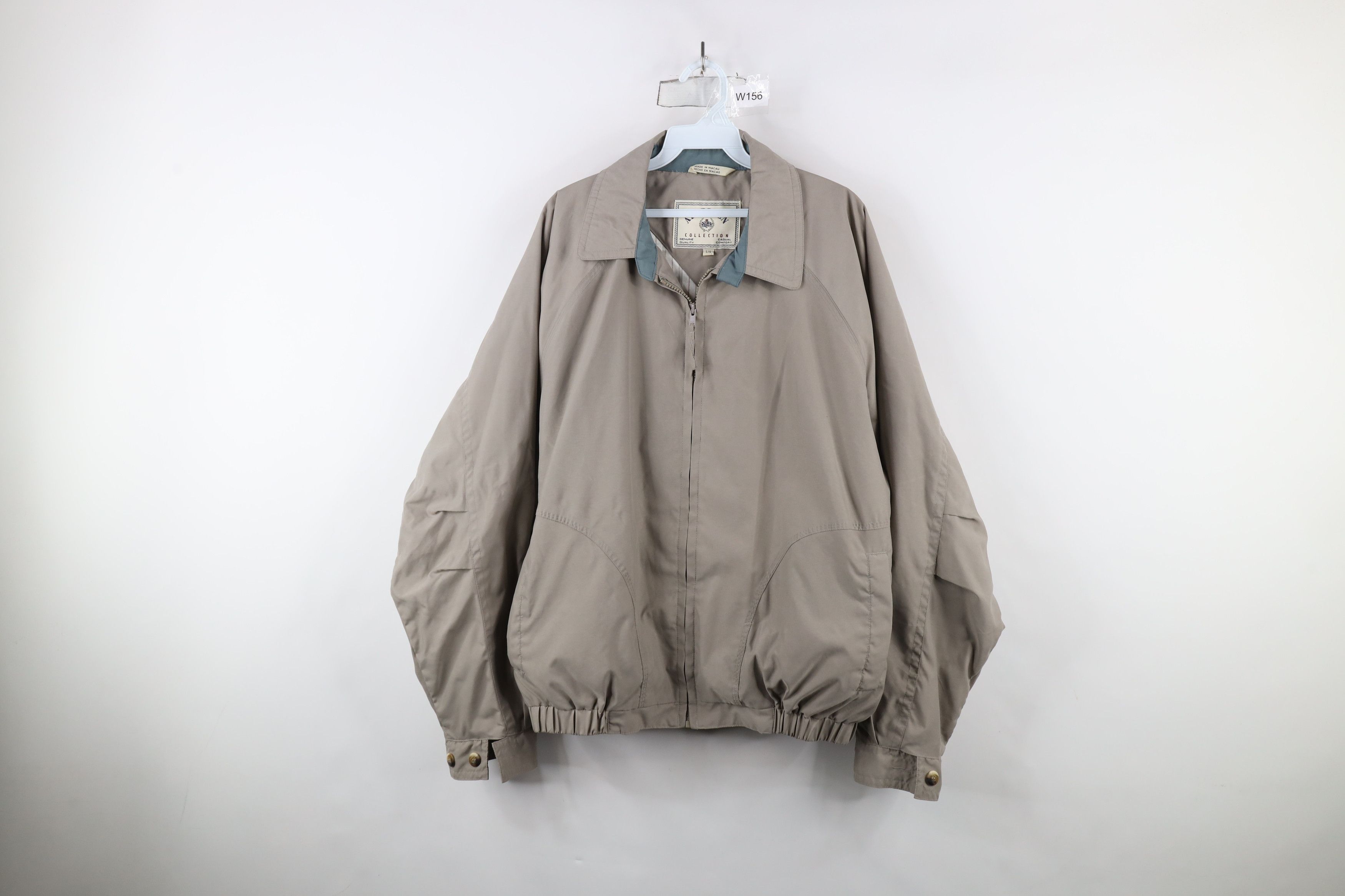Vintage Vintage 90s Streetwear Full Zip Windbreaker Bomber Jacket Size US L / EU 52-54 / 3 - 1 Thumbnail