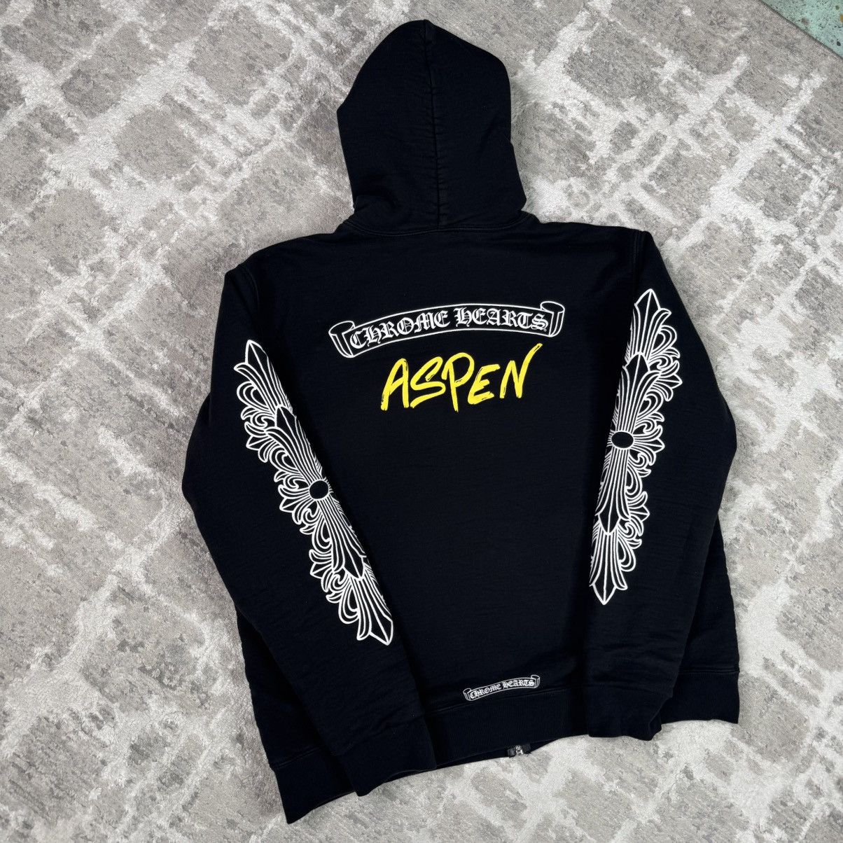 Chrome Hearts Aspen exclusive floral thermal zip up hoodie Size US L / EU 52-54 / 3 - 1 Thumbnail