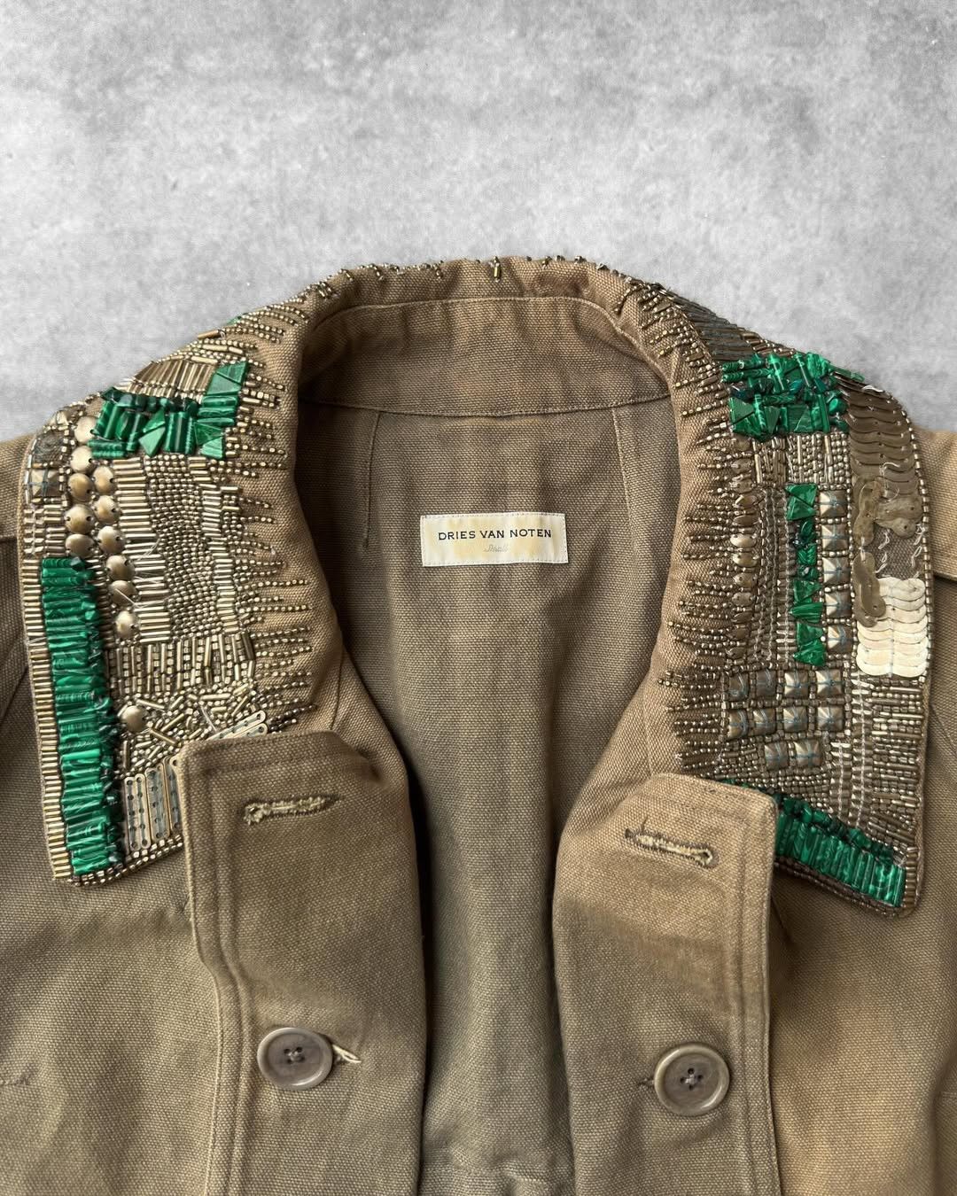 Dries Van Noten Dries van Noten SS08 Embellished Bohemian Jacket Size M / US 6-8 / IT 42-44 - 3 Thumbnail