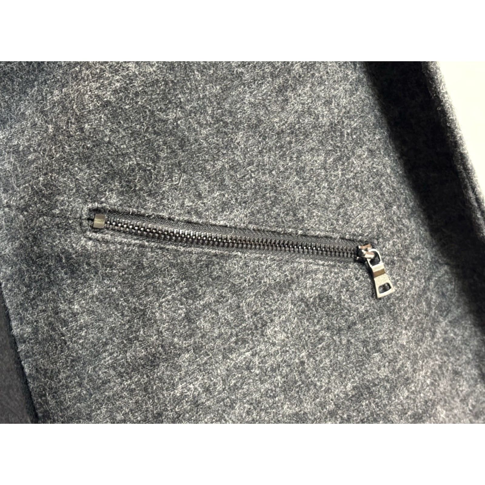 Ann Taylor Ann Taylor Blazer Women Size 2 Black Grey Wool Blend Open Front Colorblock Two-Tone Womens Size XS / US 0-2 / IT 36-38 - 6 Thumbnail